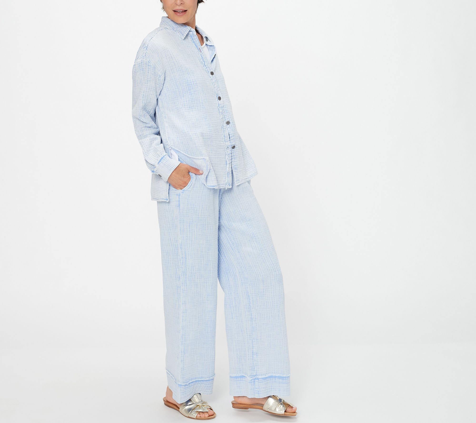 As Is Peace Love World Regular Garment DyedBeach Pant