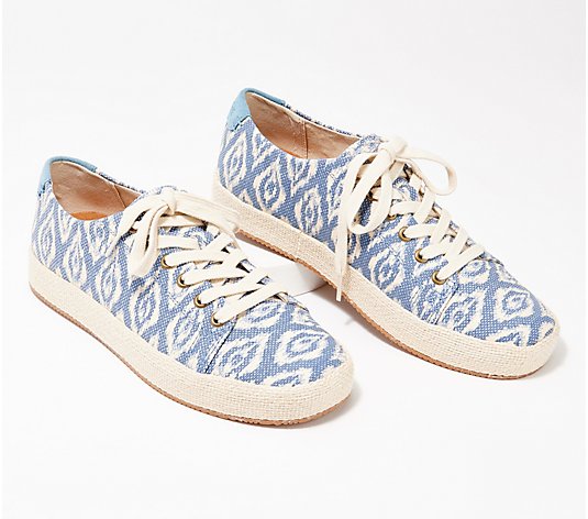 Zodiac Canvas Lace-Up Sneakers - Raelin