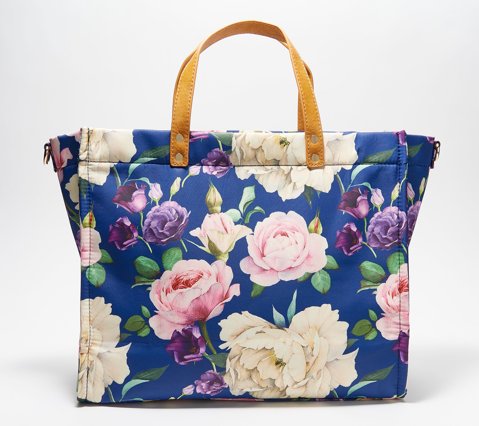 Floral Crossbody Blue Green Shoulder Bag by Peony Designs Ladies Across  Body Canvas Messenger Bag