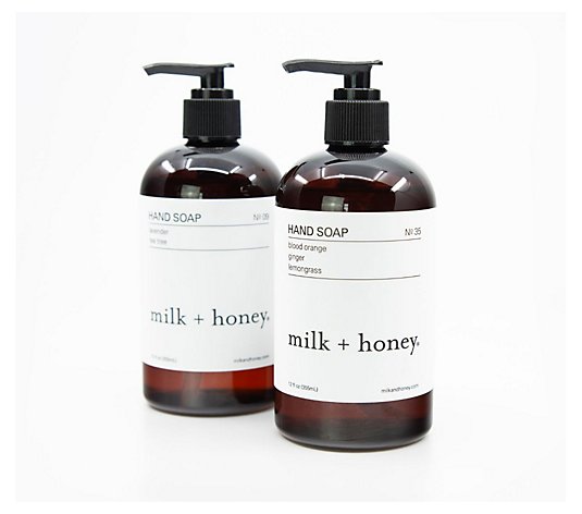 milk + honey Hand Soap 2-Piece Set