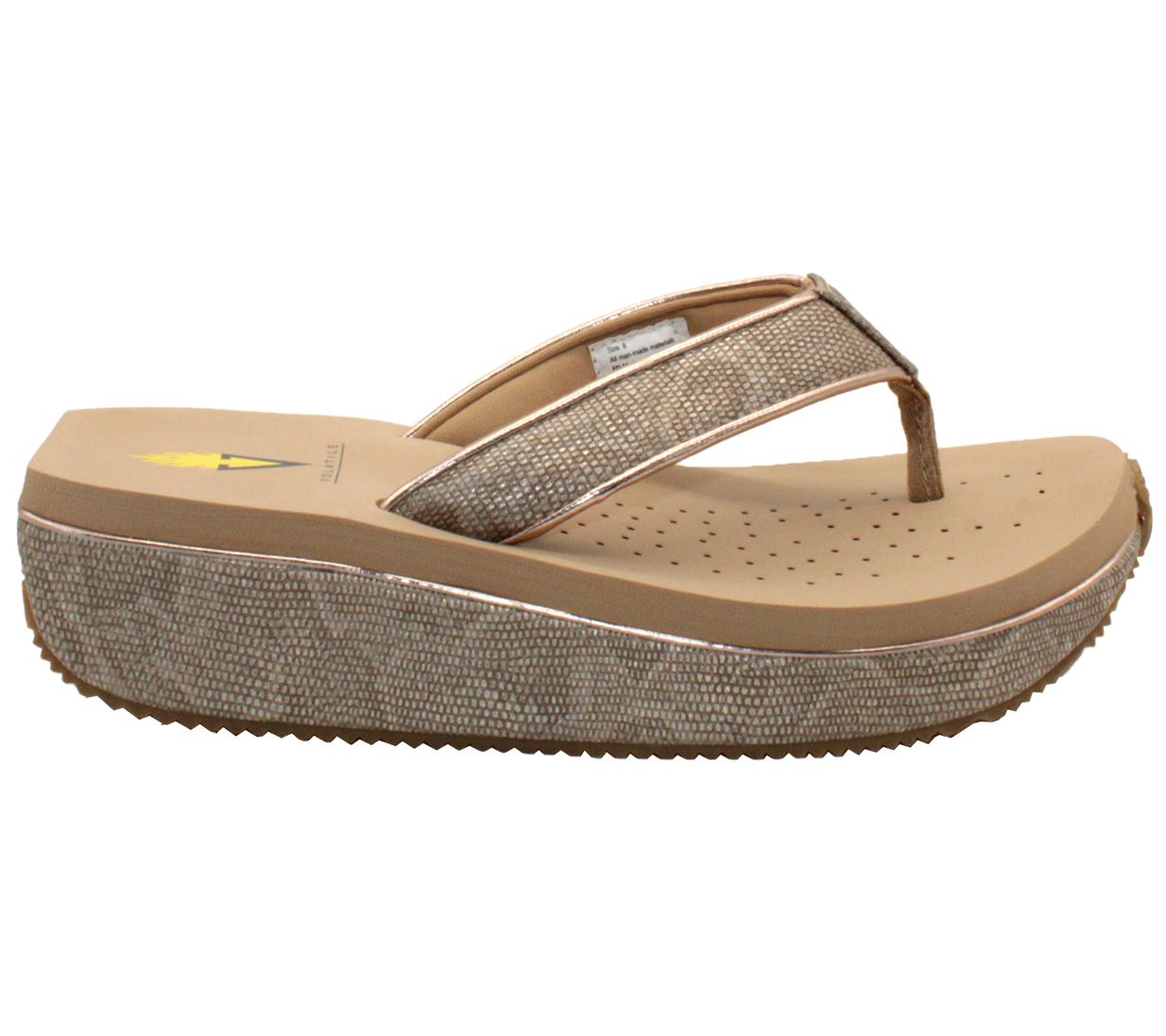 Volatile flip hot sale flops clearance