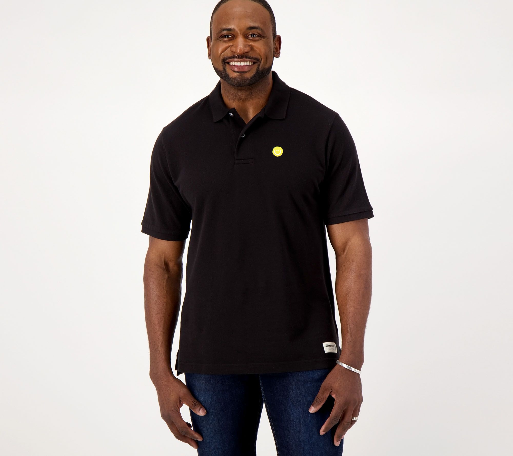 Peace Love World I am Gentleman Polo Tee
