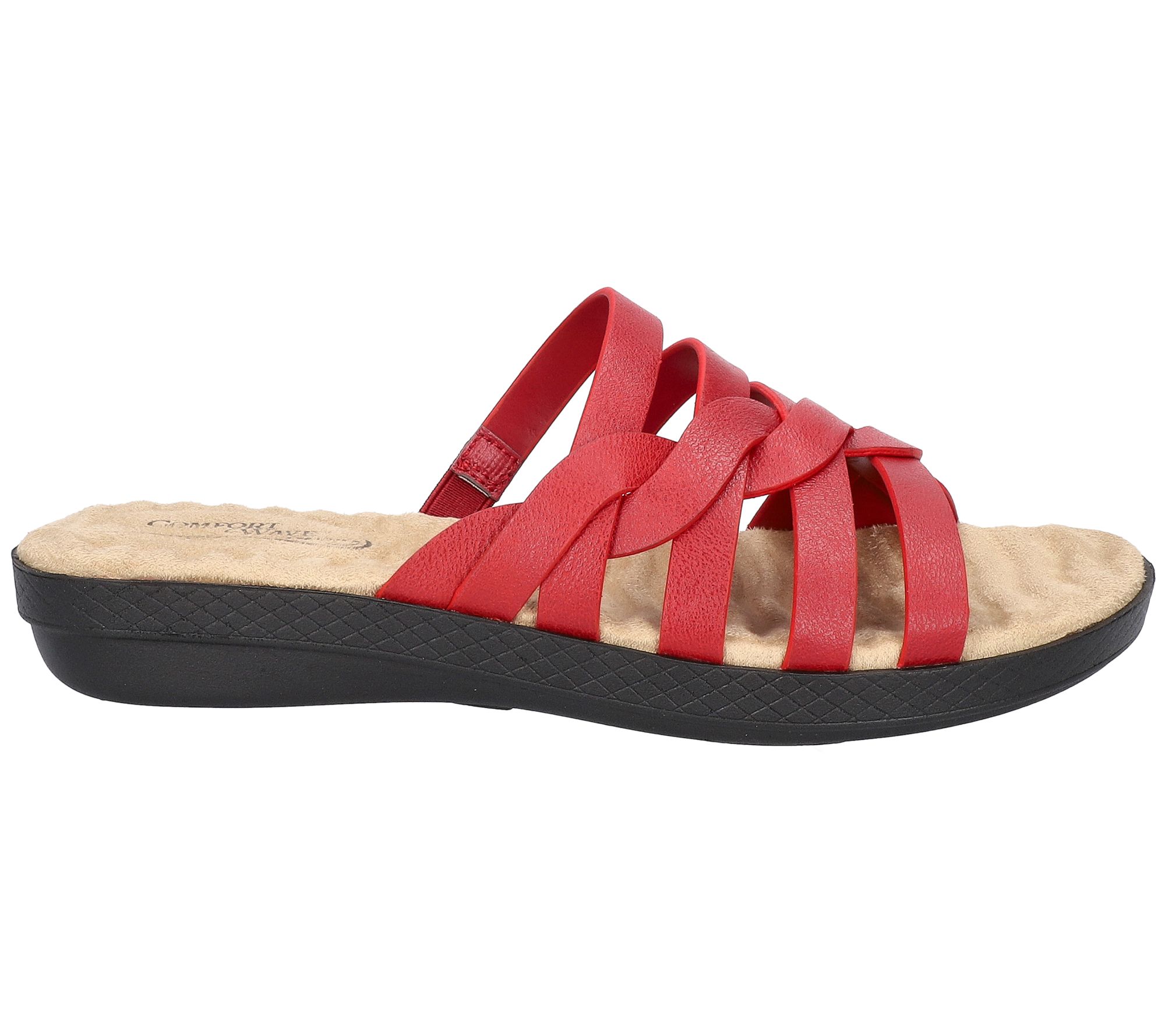 Easy Street Comfort Wave Slide Sandals - Sheri - QVC.com