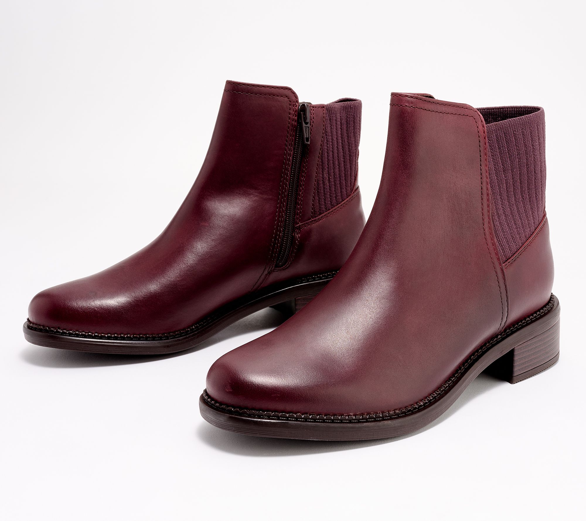 Clarks Collection Leather Ankle Boot - Maye Palm 