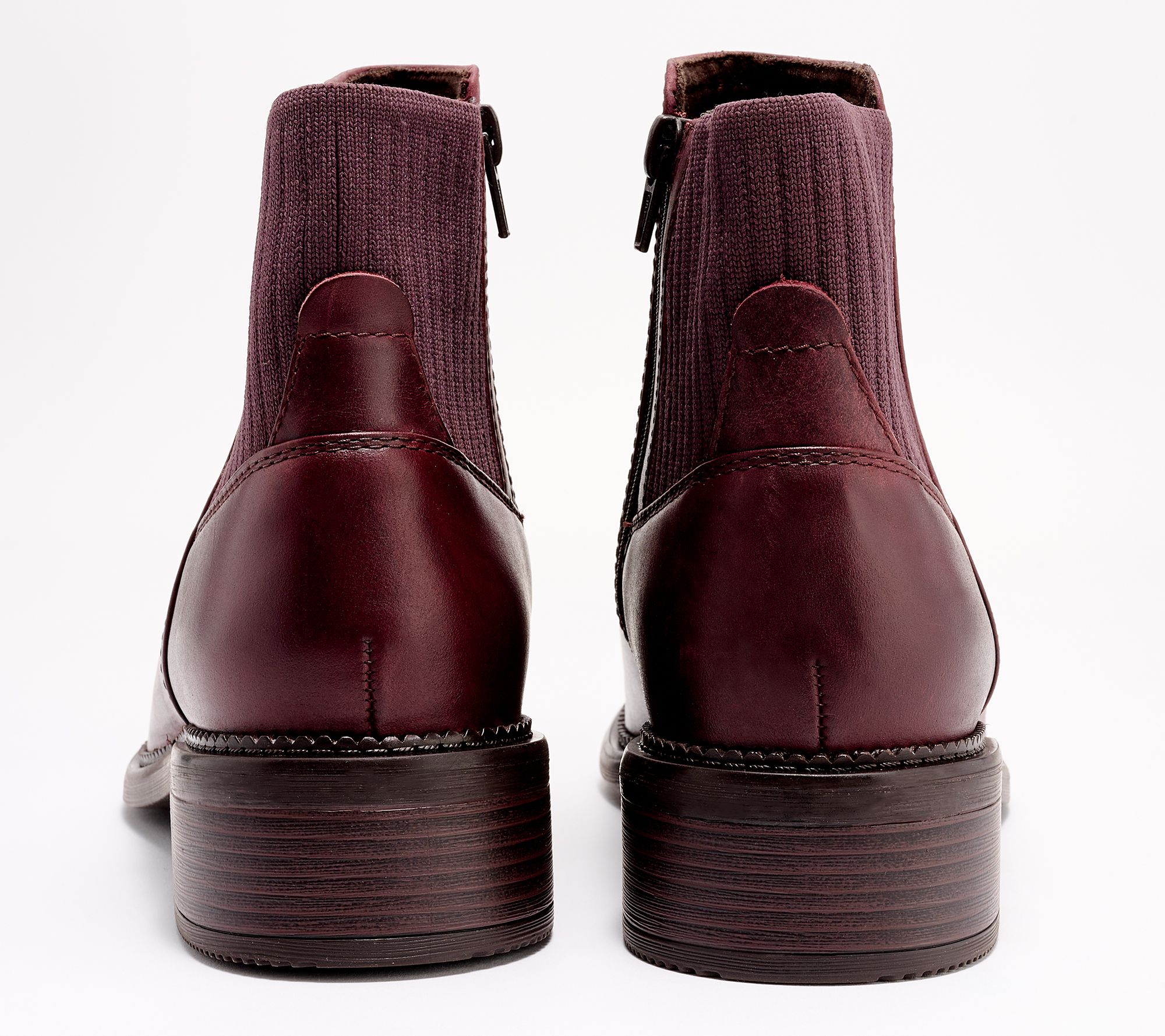 Clarks oxblood boots online