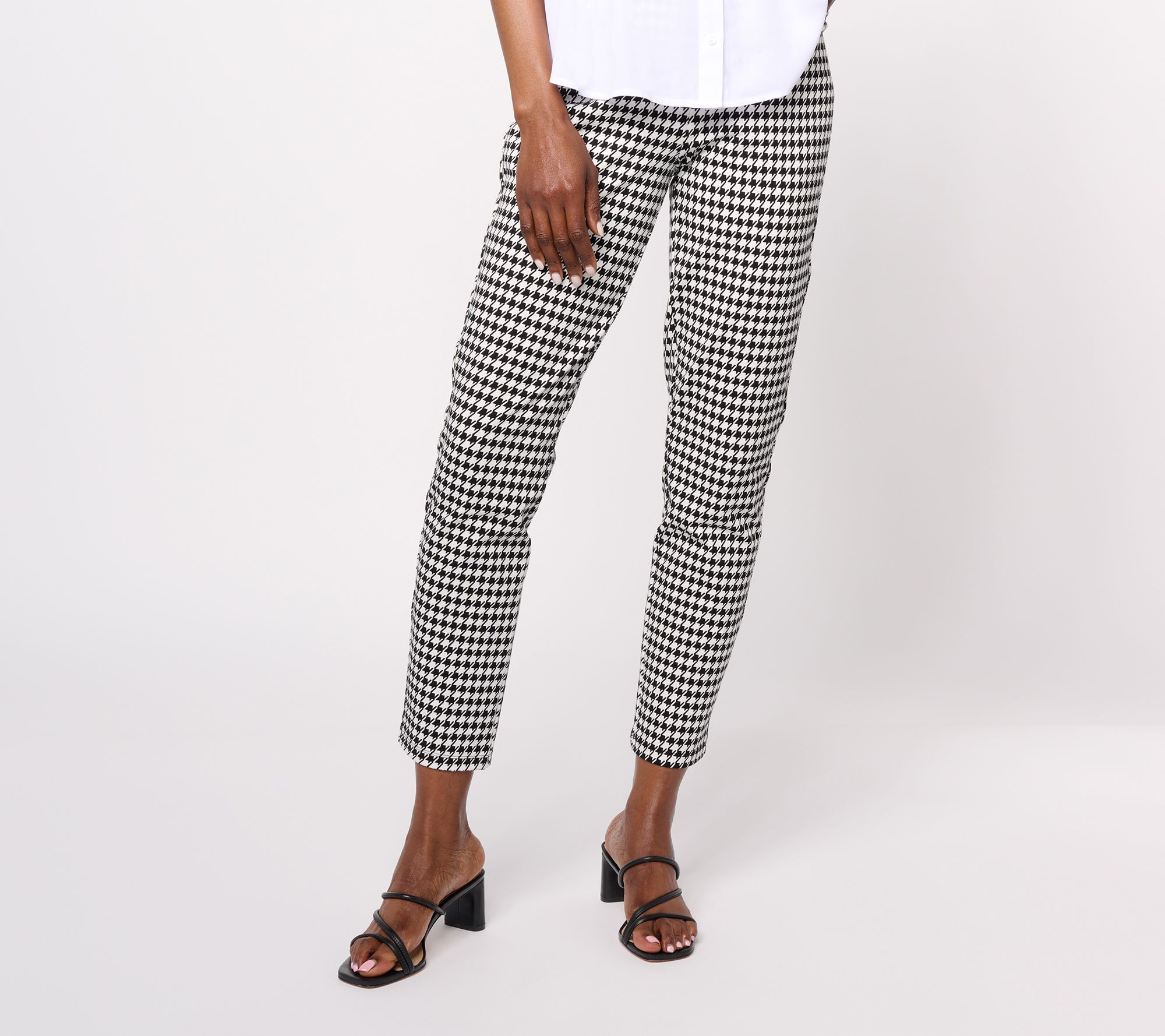 "As Is" Susan Graver Weekend Regular Premium Stretch Ava Ankle Pants