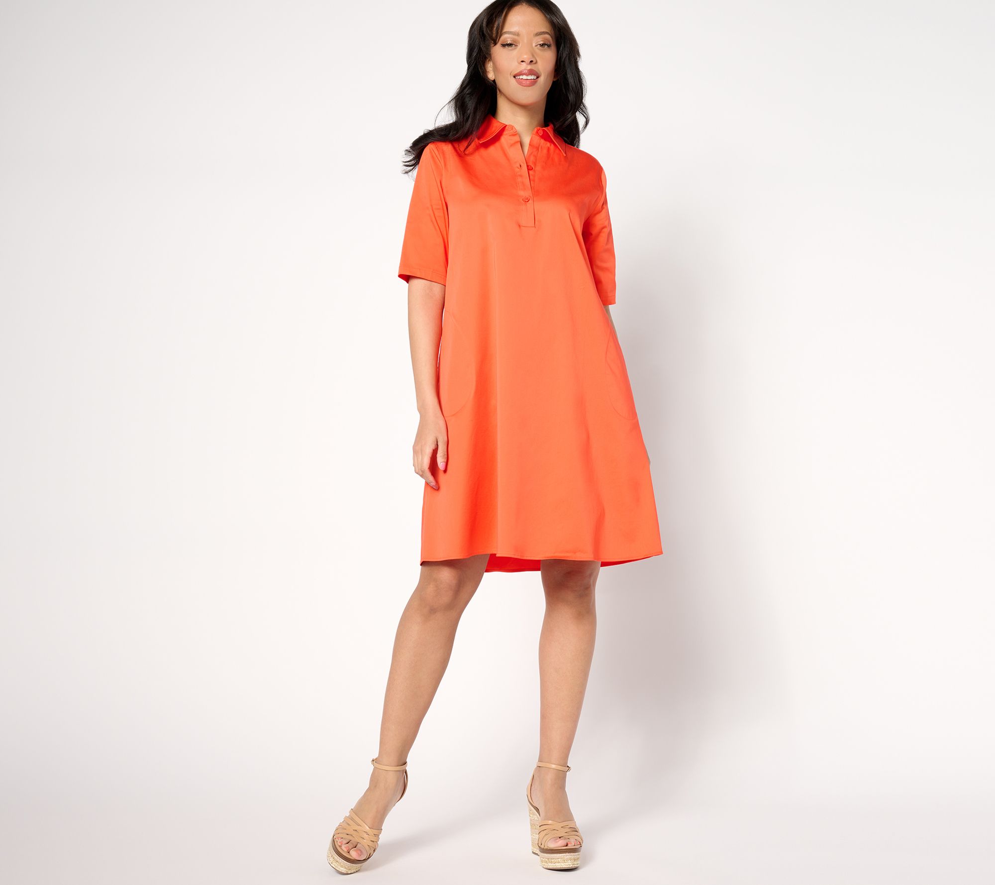 Attitudes by Renee A-Line Shift Dress w/ Pockets
