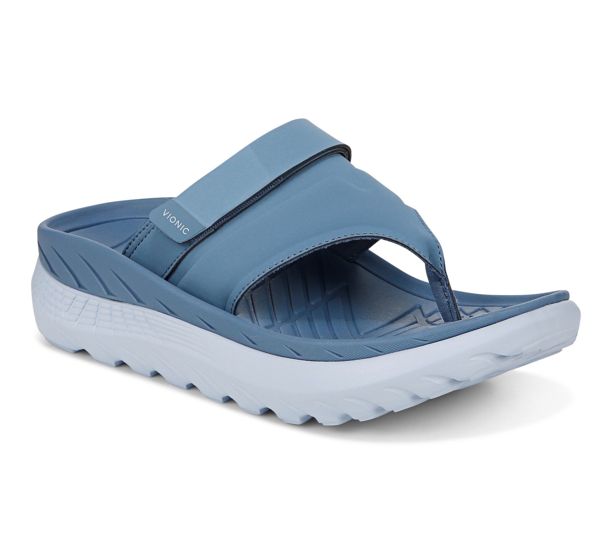 Vionic Patent Leather Thong Sandals - Tide Sport 