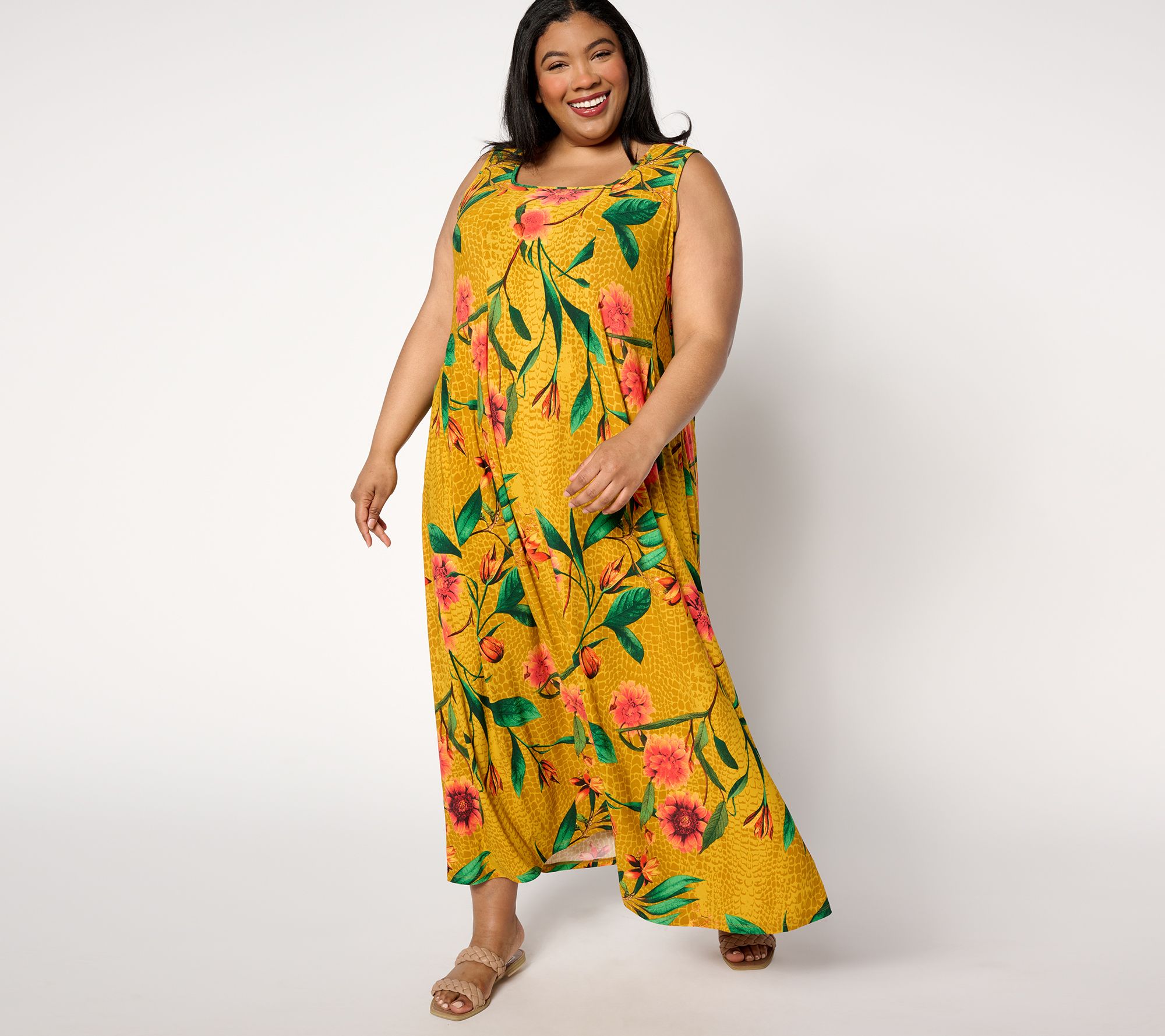 Attitudes by Renee Regular Como Jersey Pleatastic Waist Dress