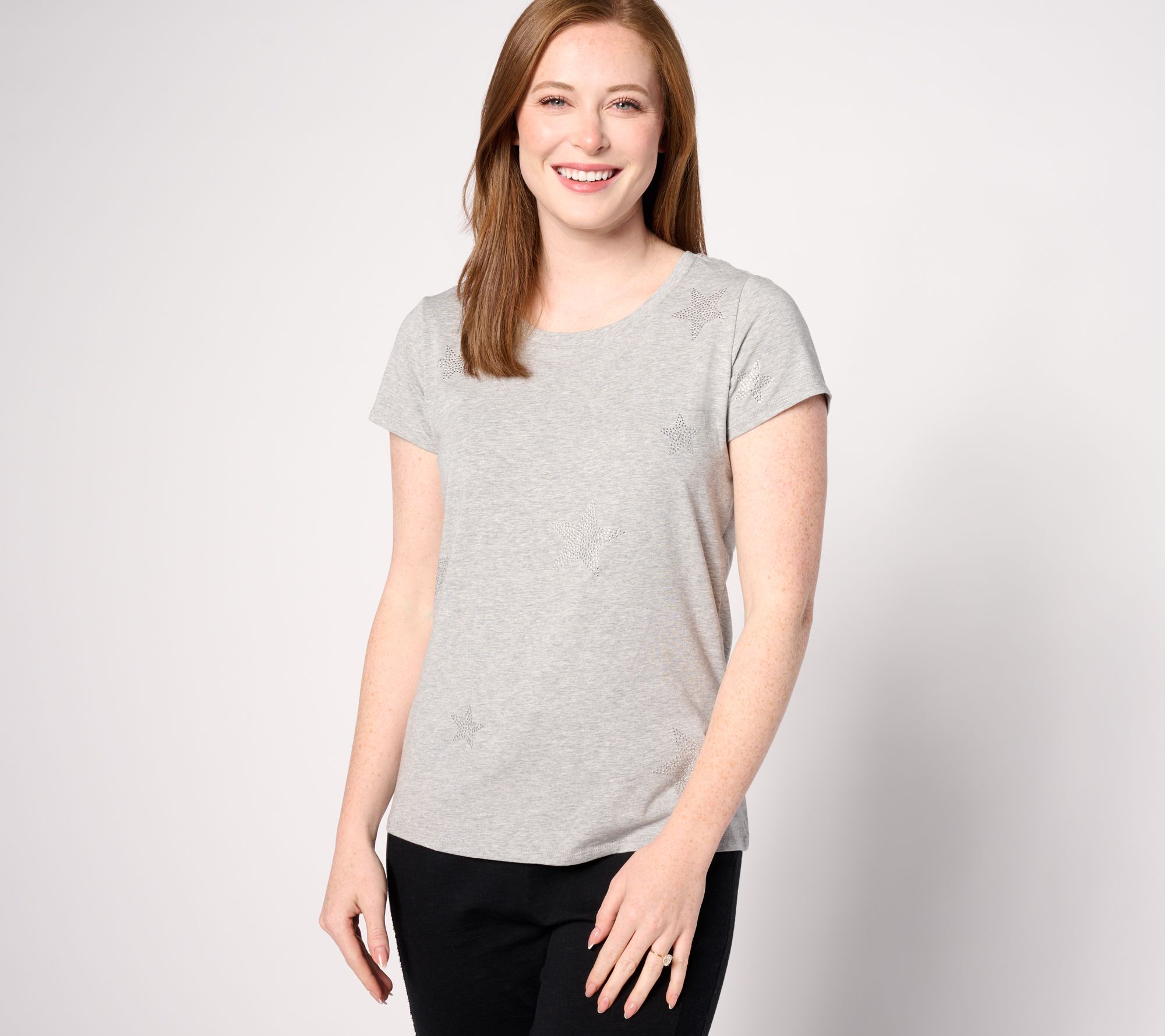 "As Is" Bumblebella by Jill Martin Bejeweled Star T-Shirt