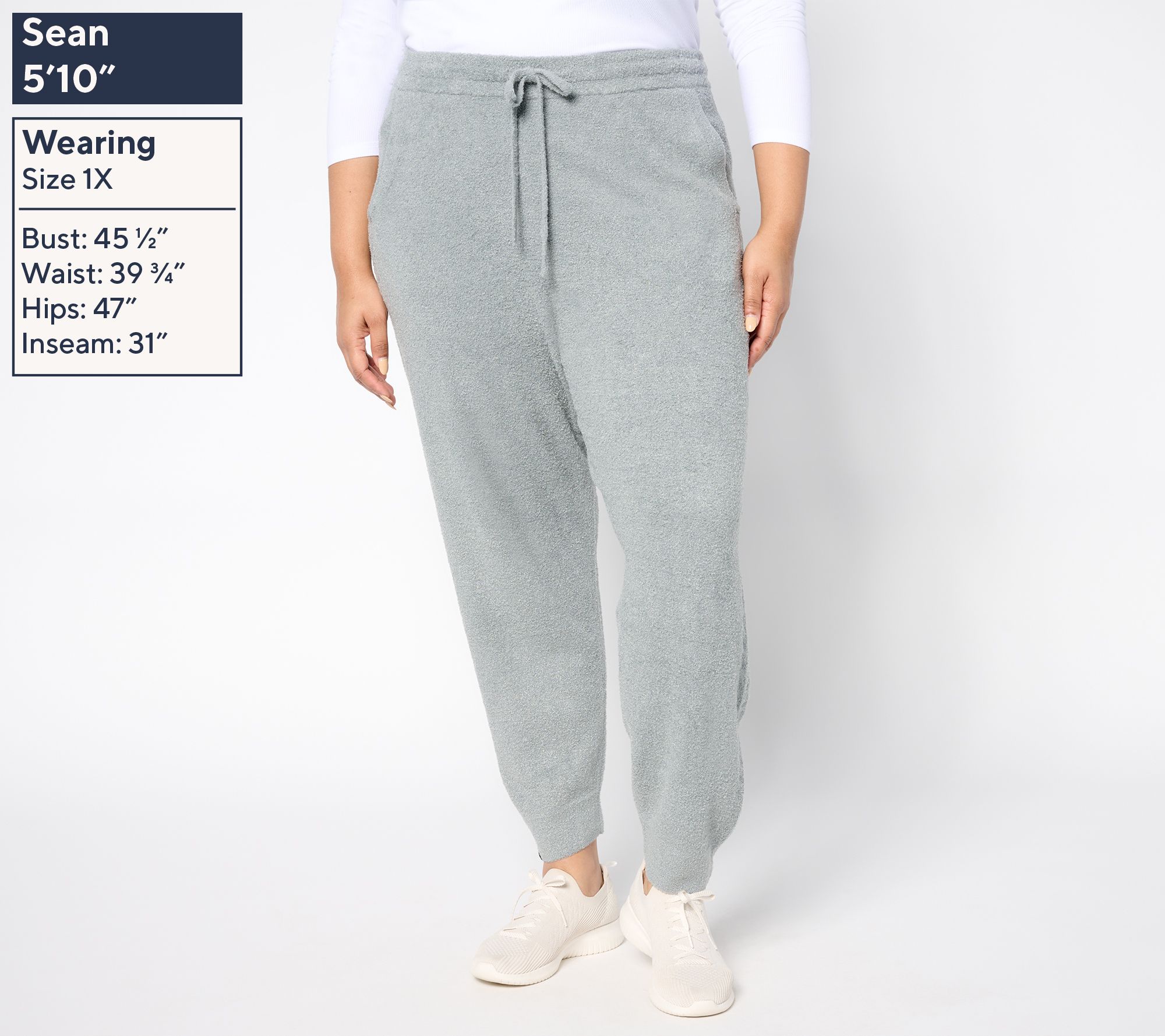 Barefoot Dreams CozyChic Lite Side Cable Jogger - QVC.com