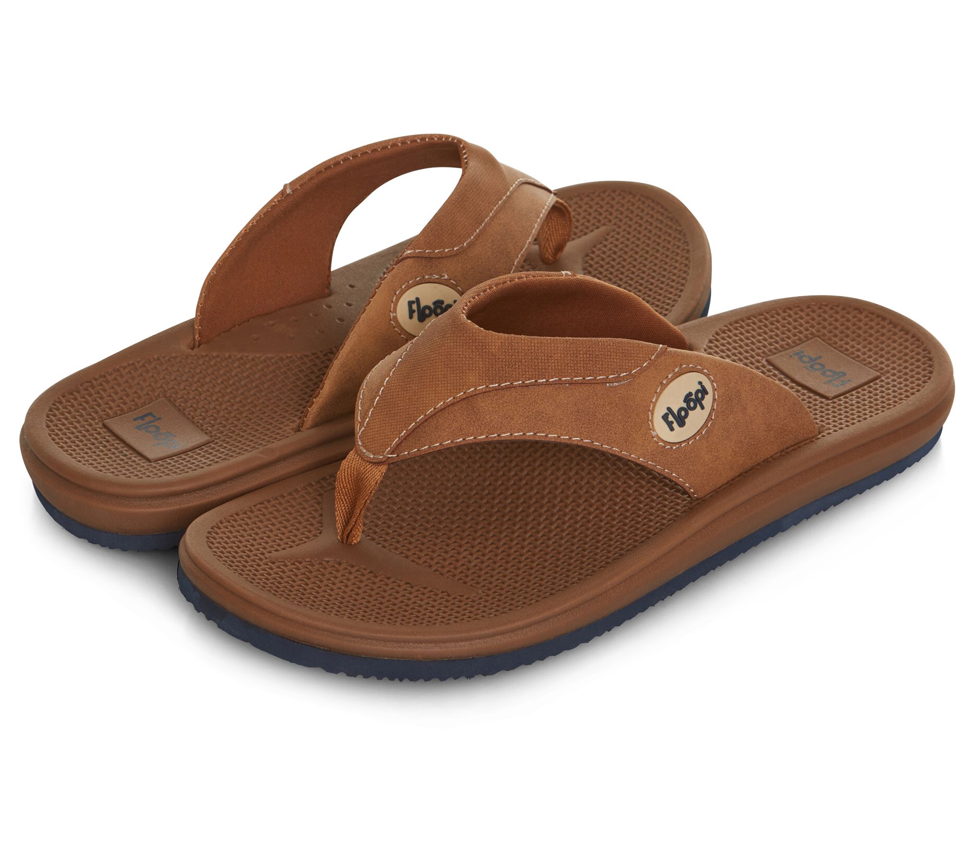 Floopi Men's Michael Vegan Leather Flip Flop