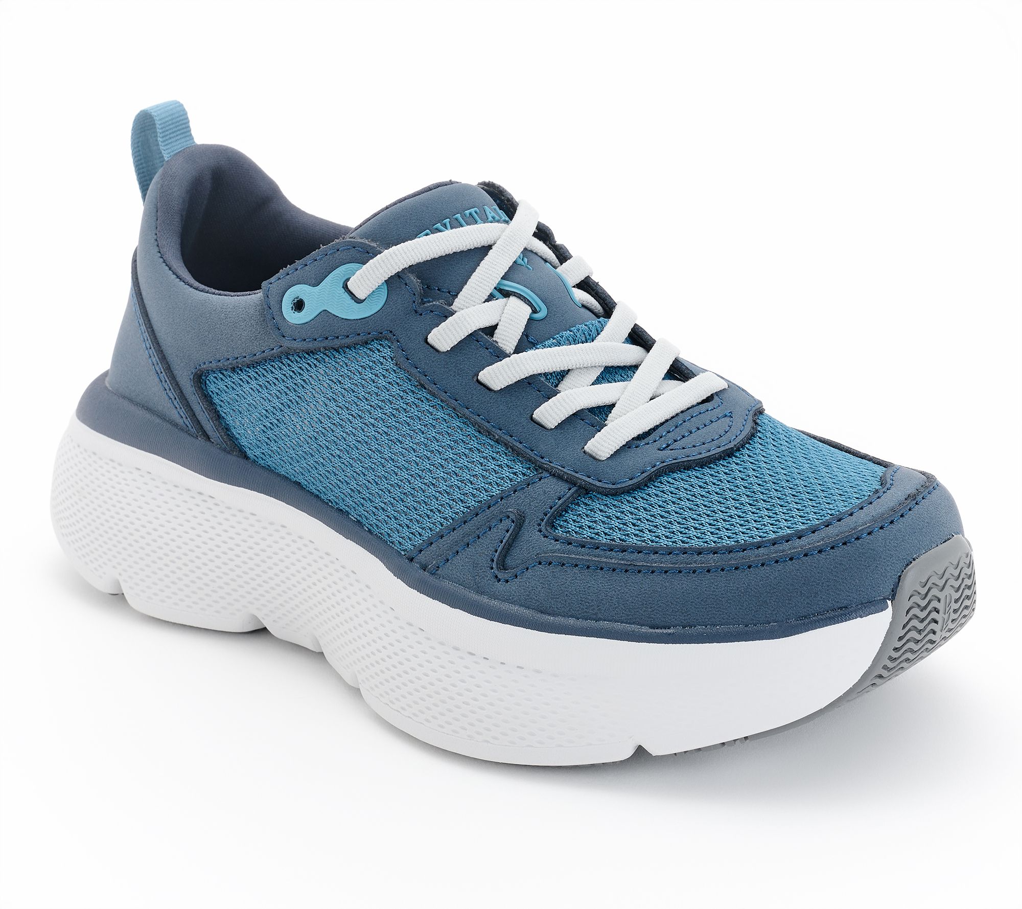 Revitalign Orthotic Leather Lace Up Athletic Sneakers- Clio