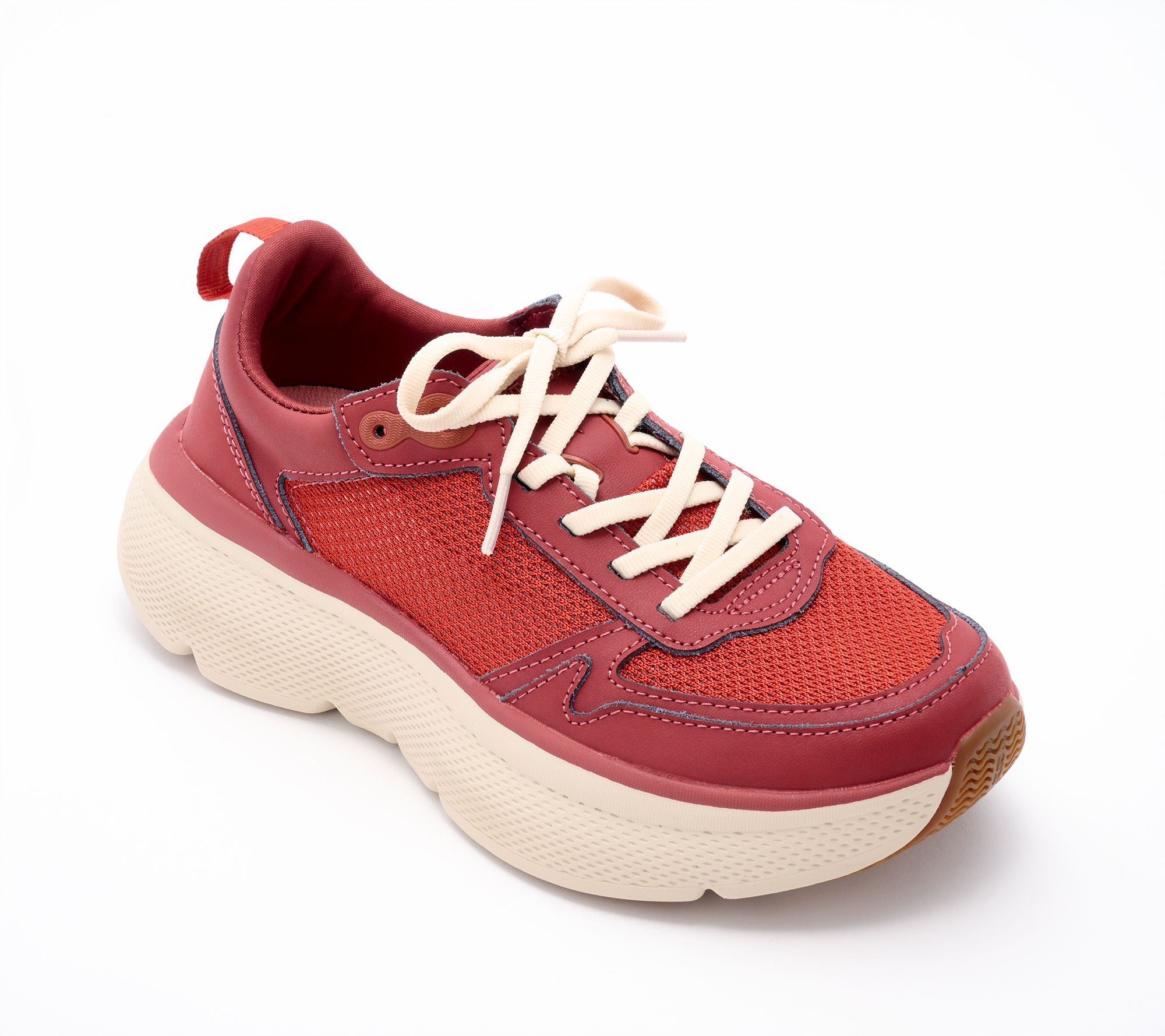 Revitalign Orthotic Leather Lace Up Athletic Sneakers- Clio
