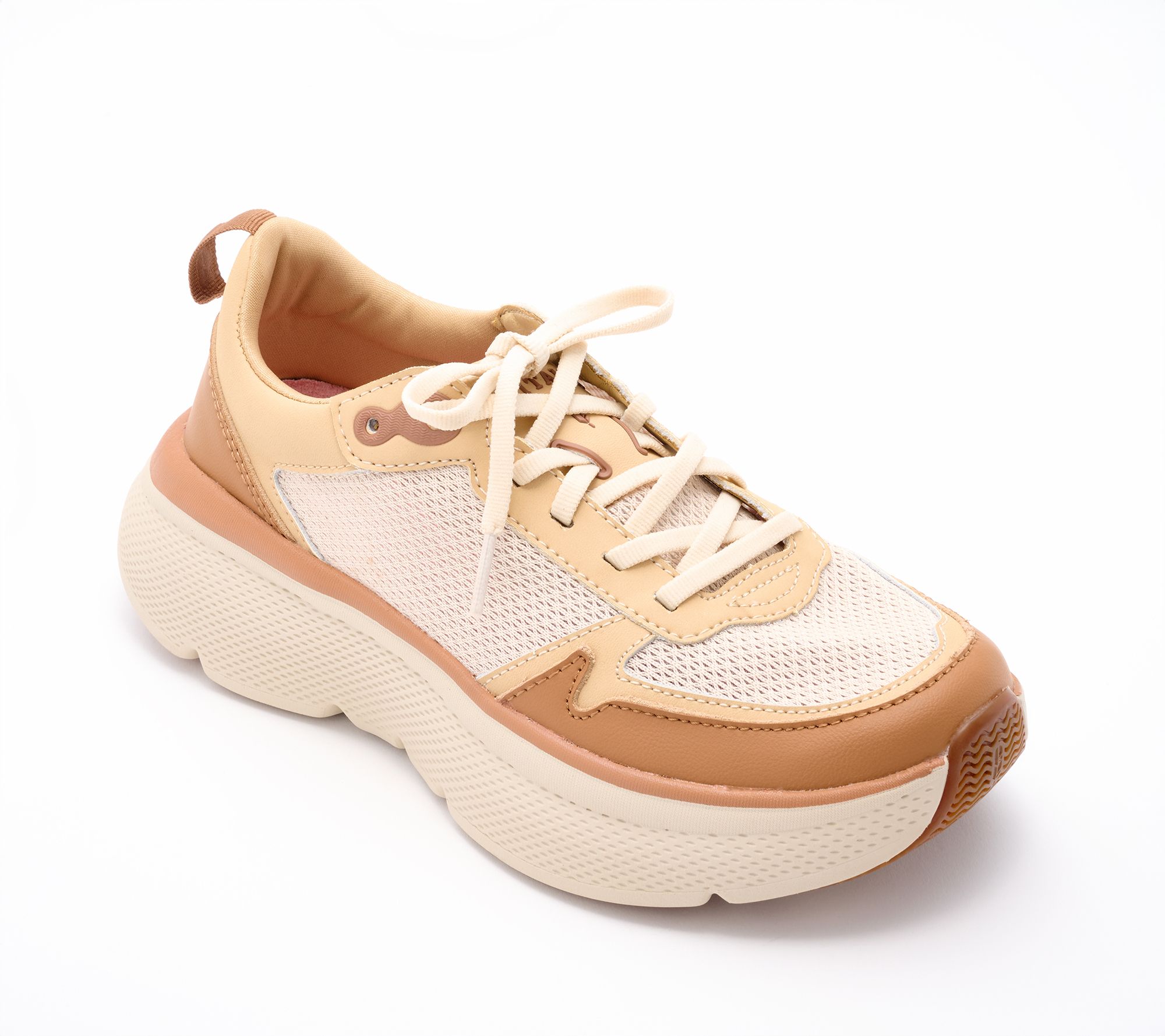 Revitalign Orthotic Leather Lace Up Athletic Sneakers- Clio