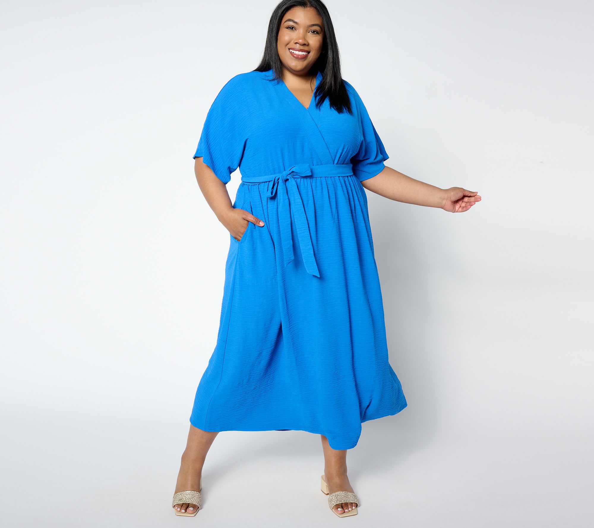 "As Is" Attitudes by Renee Petite Textured Woven Dress