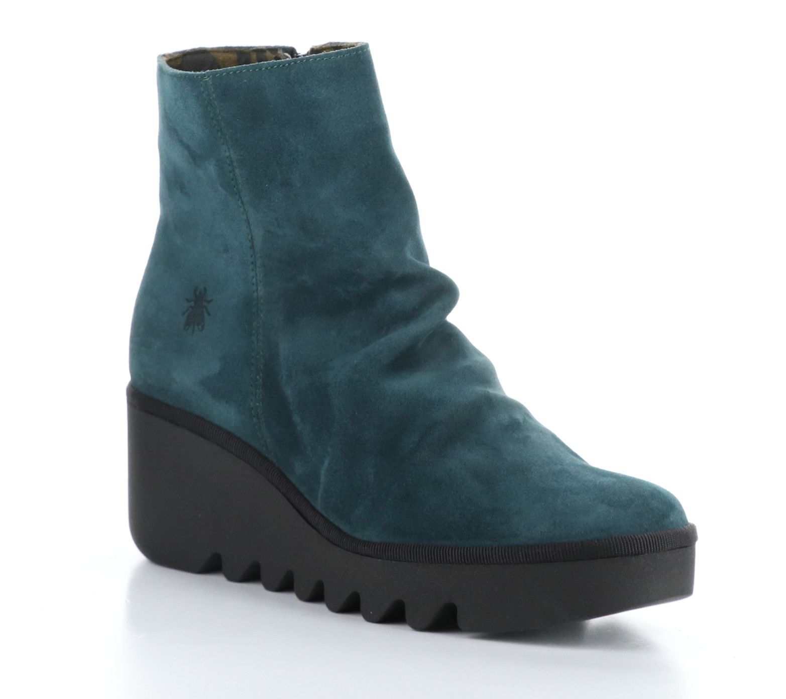 Fly London Oil Suede Wedge Boot- Baan