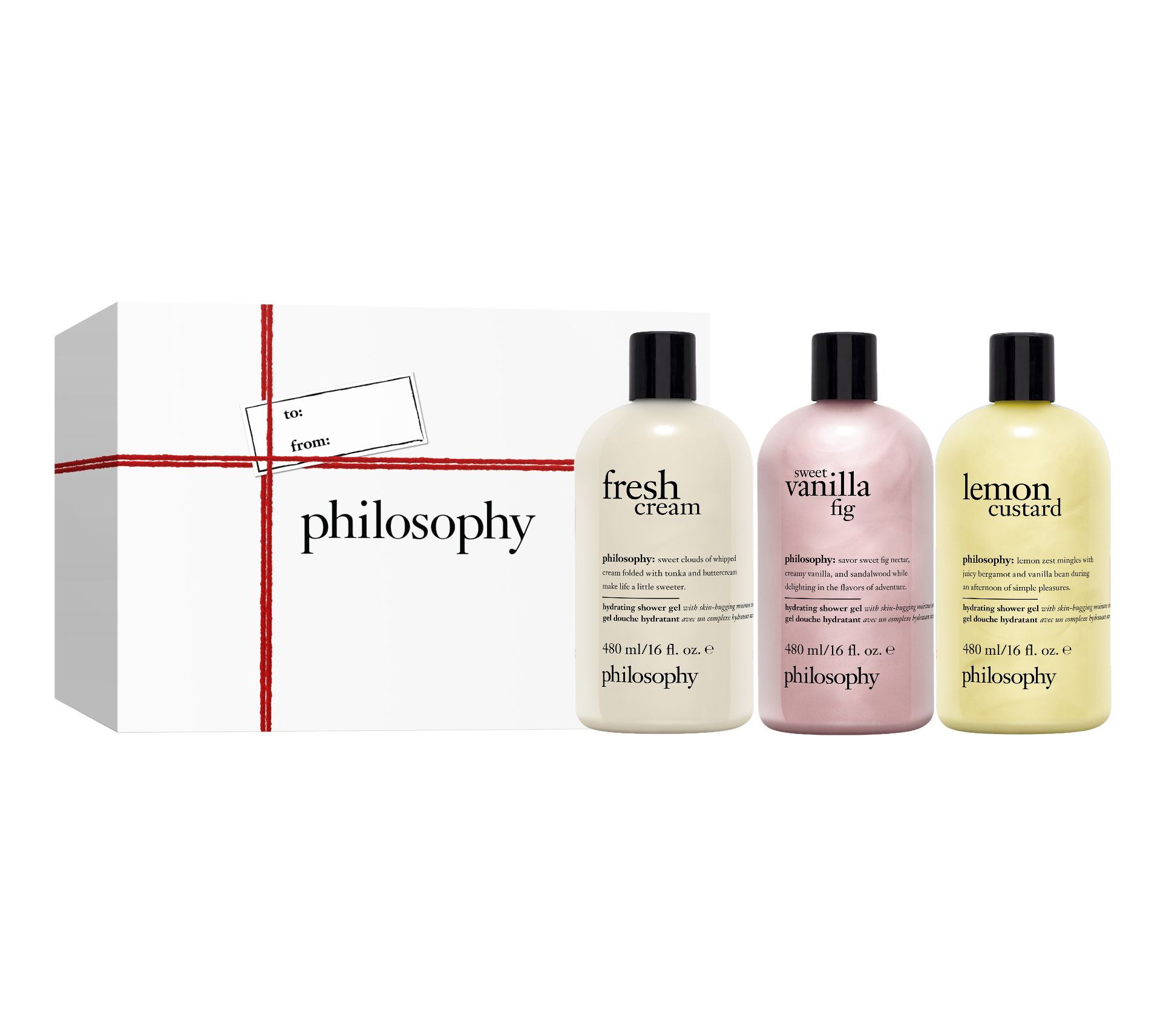 philosophy 16 oz. holiday shower gel trio gift set