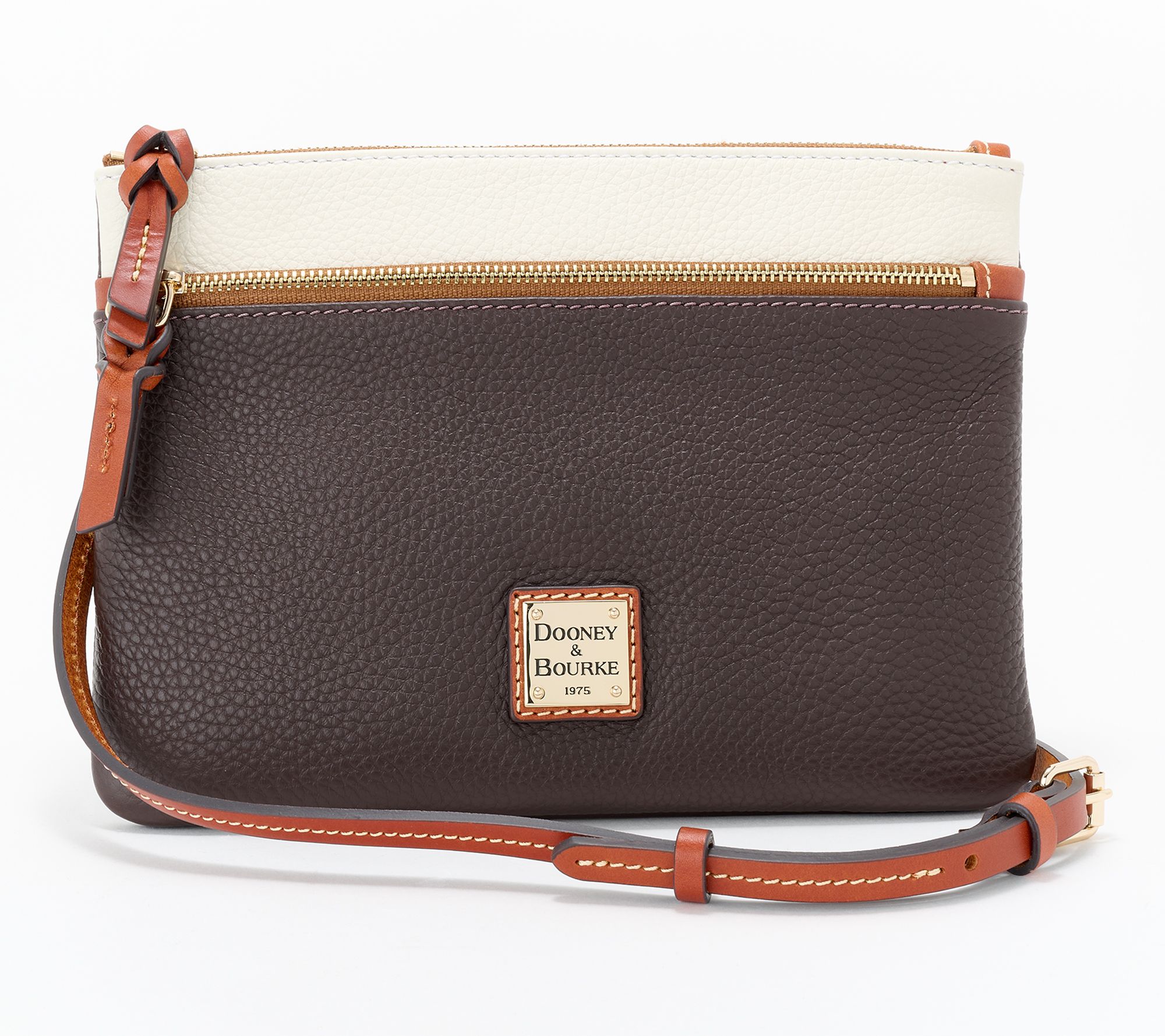 Dooney & Bourke Colorblock Pebble Leather Patsy Crossbody