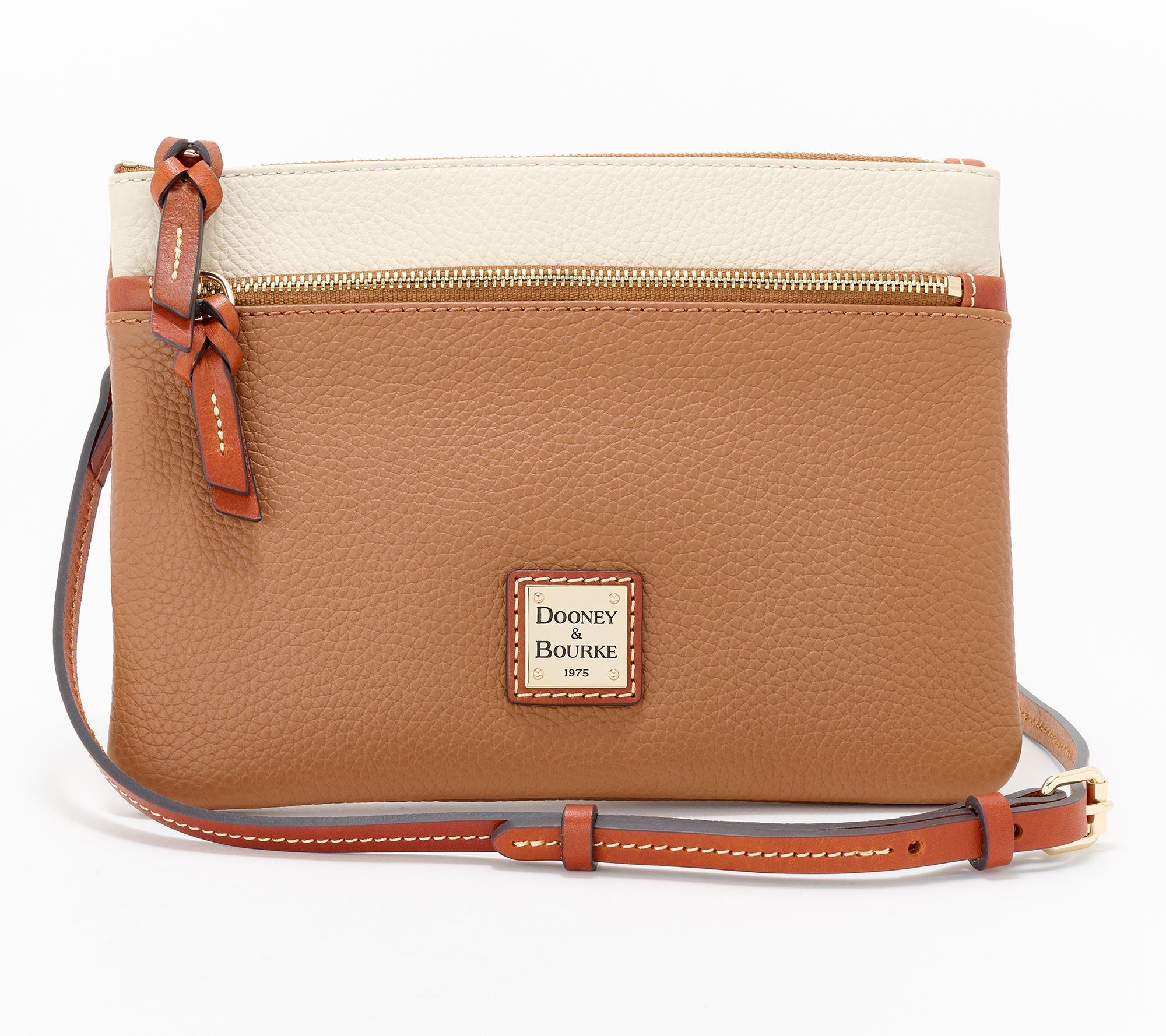 Dooney & Bourke Colorblock Pebble Leather Patsy Crossbody