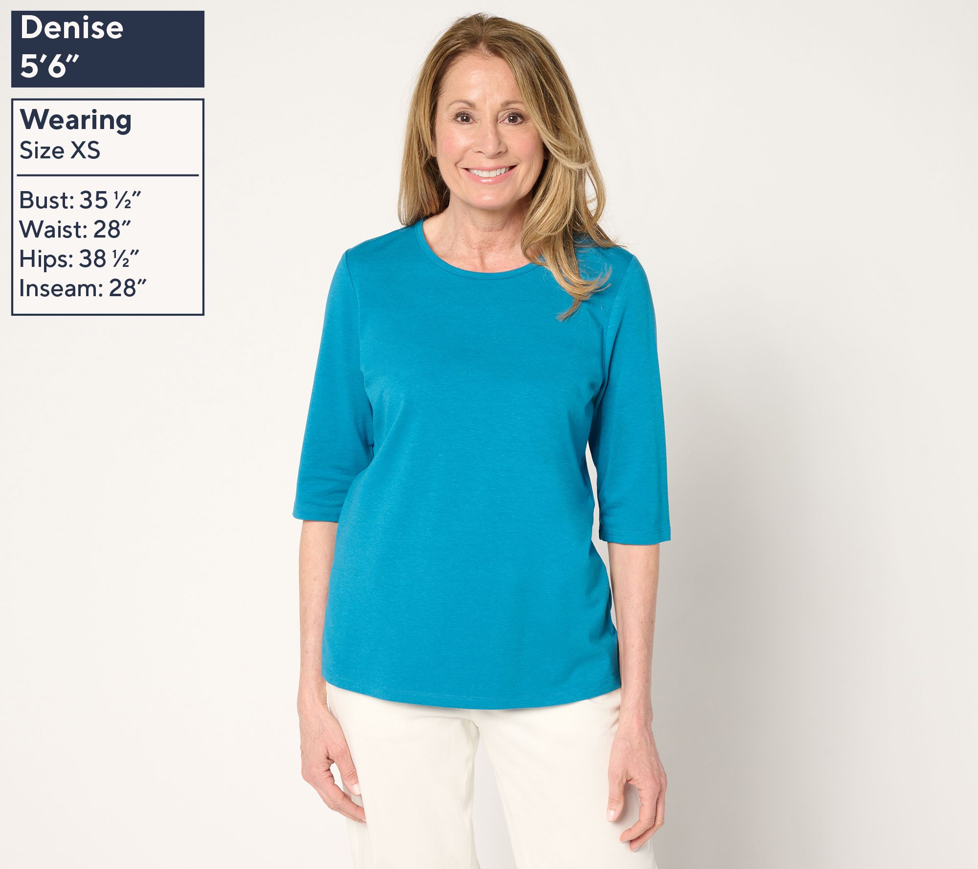 Denim & Co. Essentials 2-Pack Favorite Jersey Ballet Sleeve