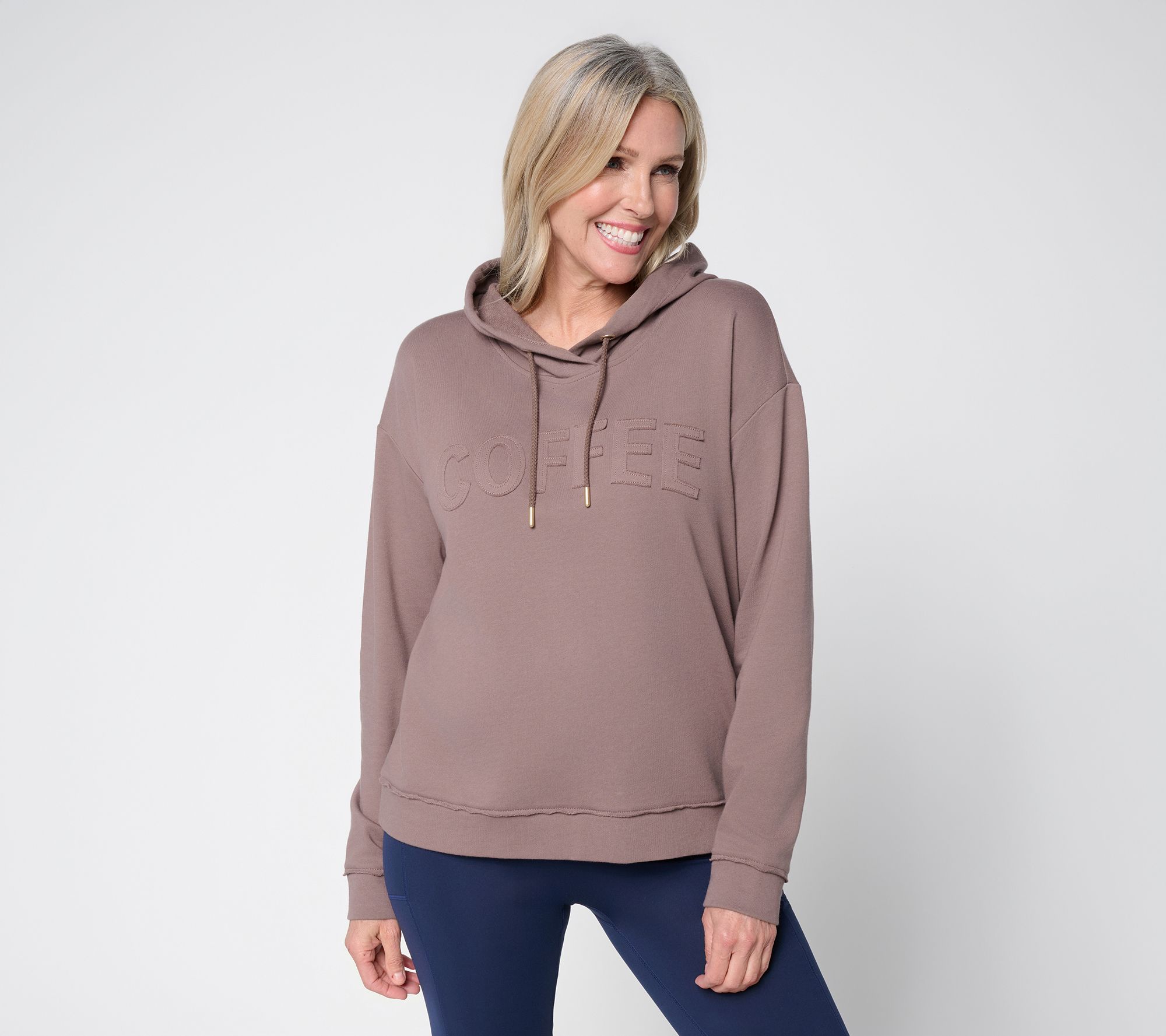 AnyBody French Terry Message Hoodie