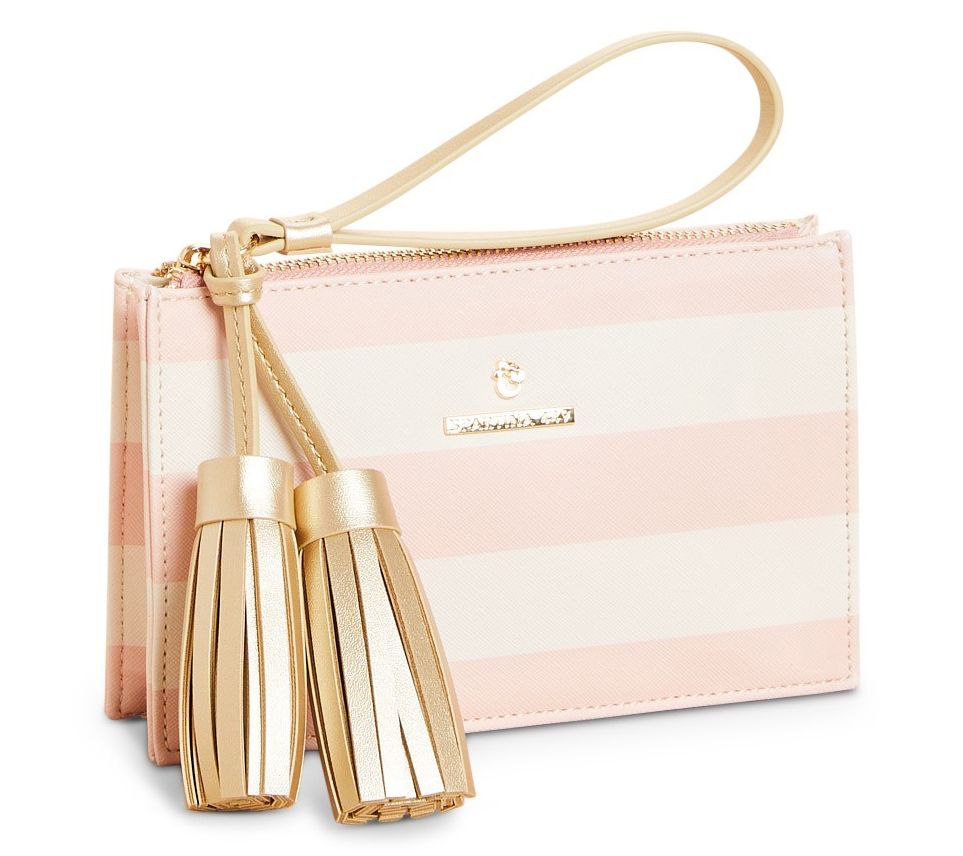 Spartina 449 Emmy Wristlet with Tassel Pull Detail