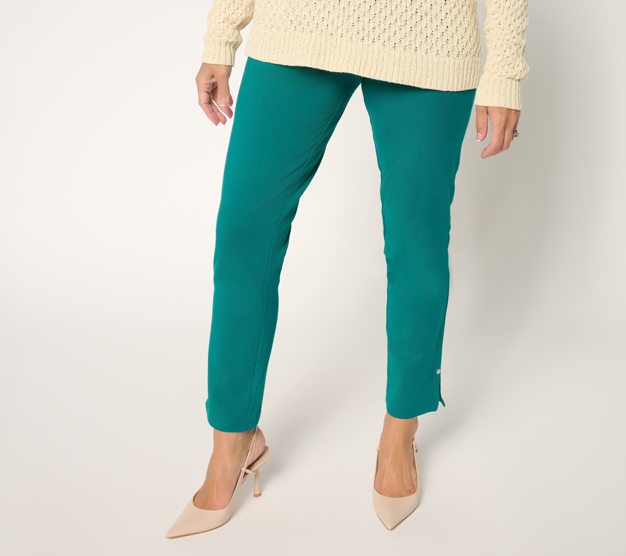 Women with Control Regular 86/14 Straight Leg Ankle Pants