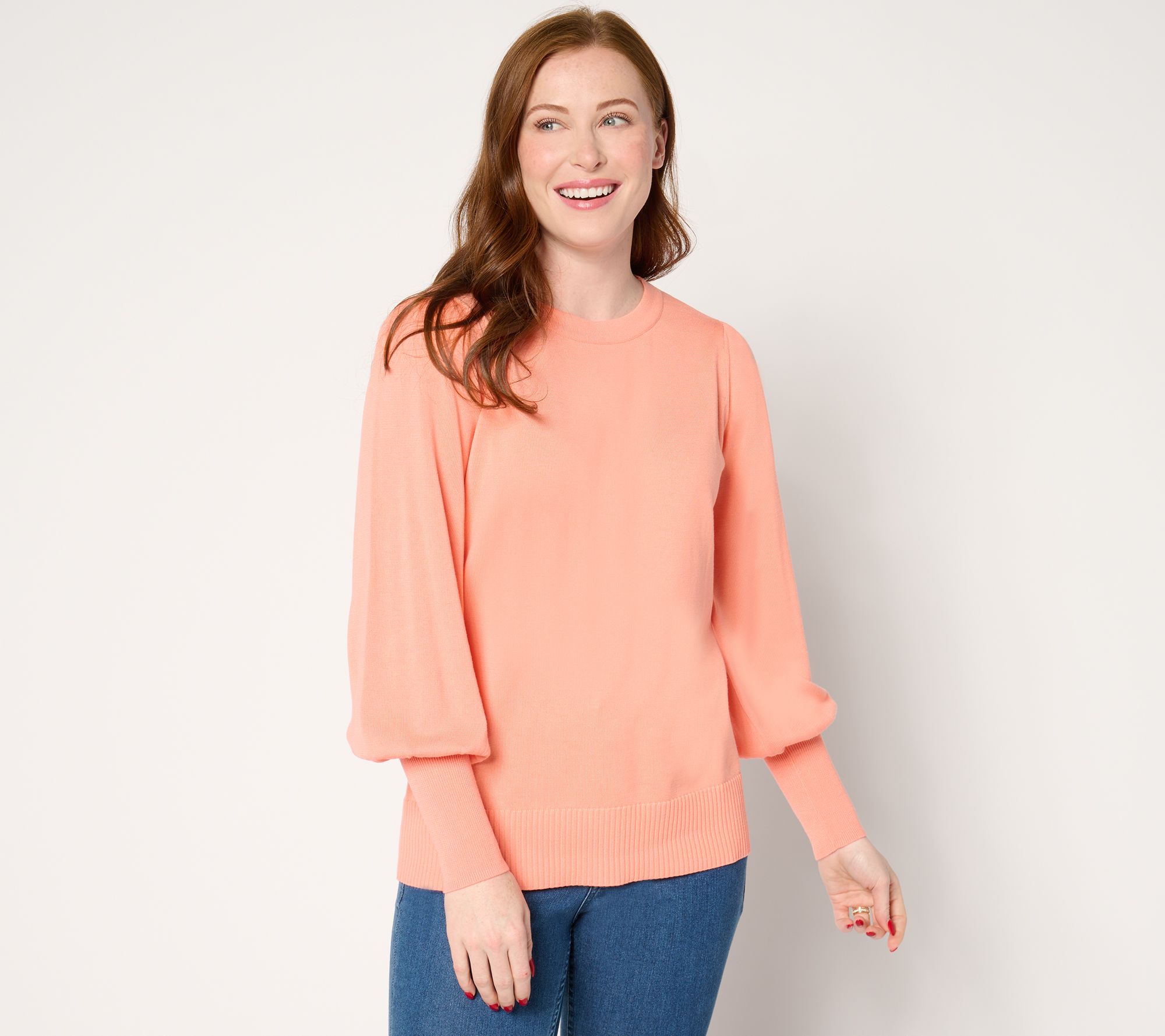 "As Is" Belle by Kim Gravel Hello Spring Bishop Sleeve Sweater
