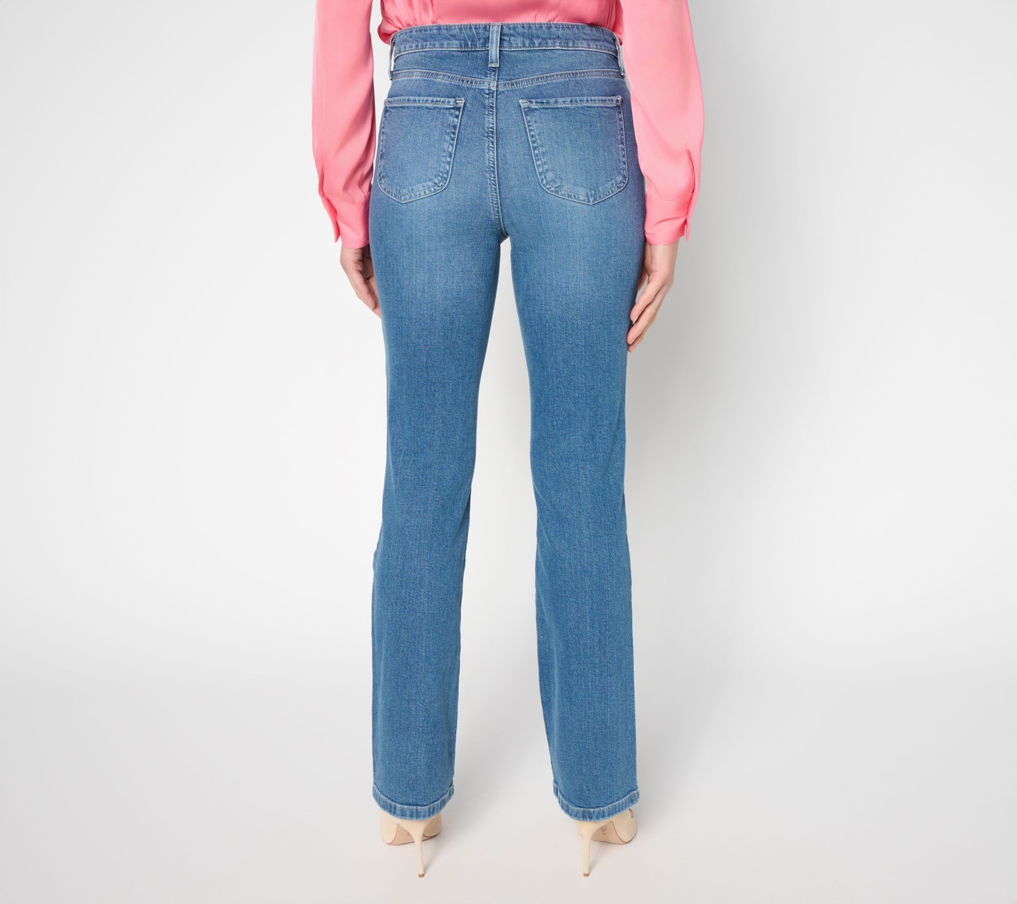 jn0504jnページ NYDJ Billie Bootcut Jeans with Front Seam Detail - QVC.com