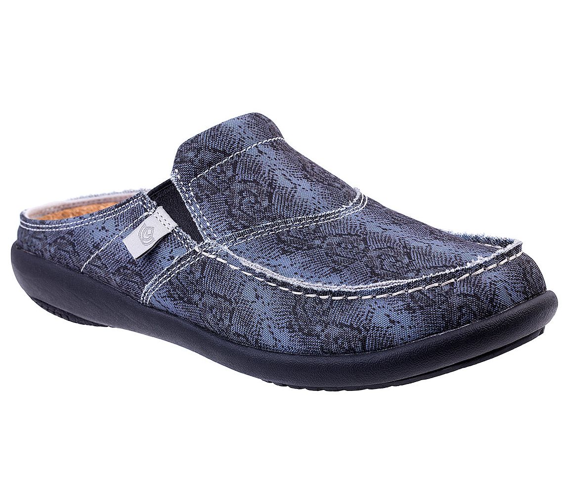 Spenco Orthotic Canvas Mules - Siesta Snake