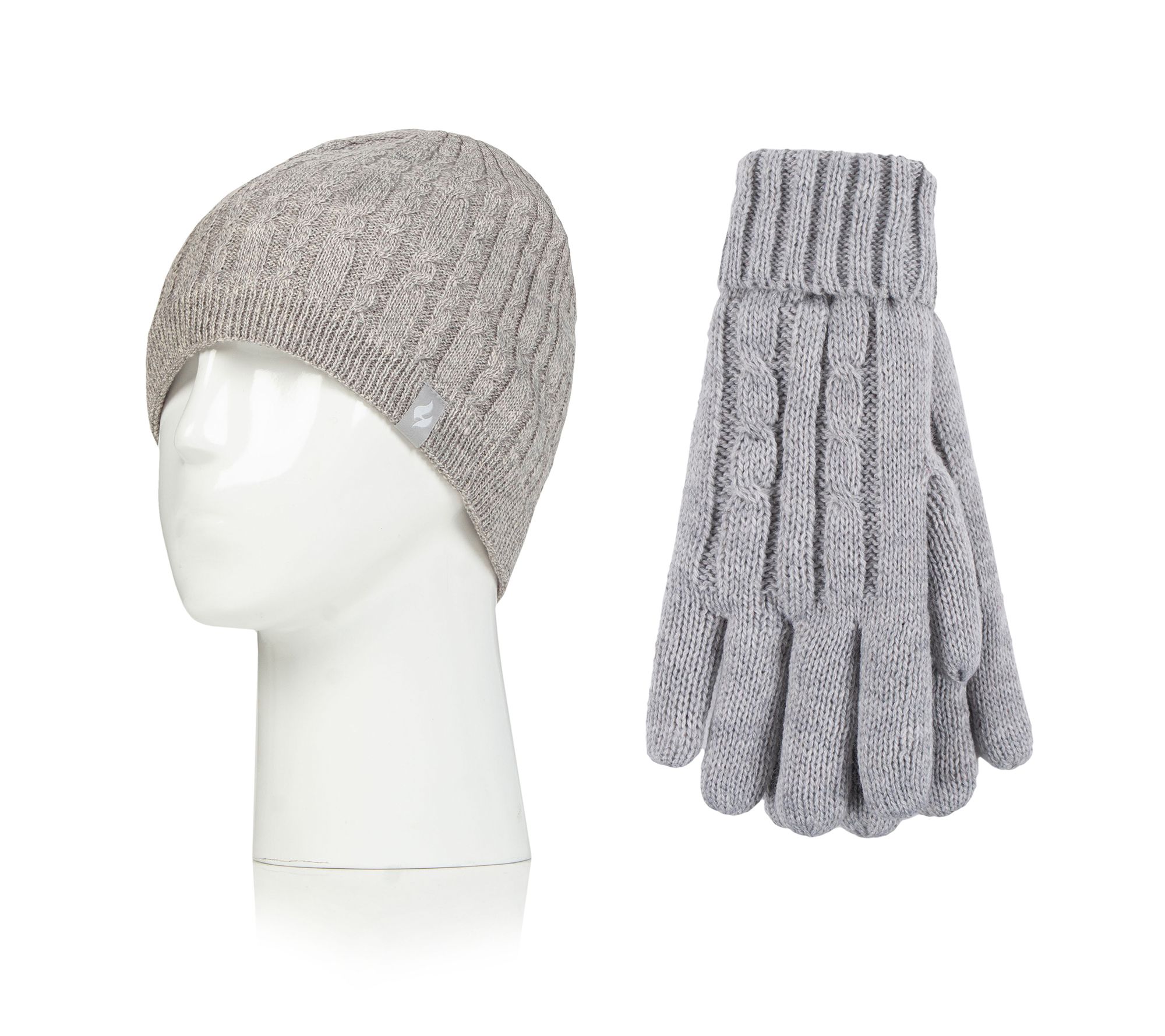 Heat Holders Women's HeatWeaver Thermal Hat & Glove Combo