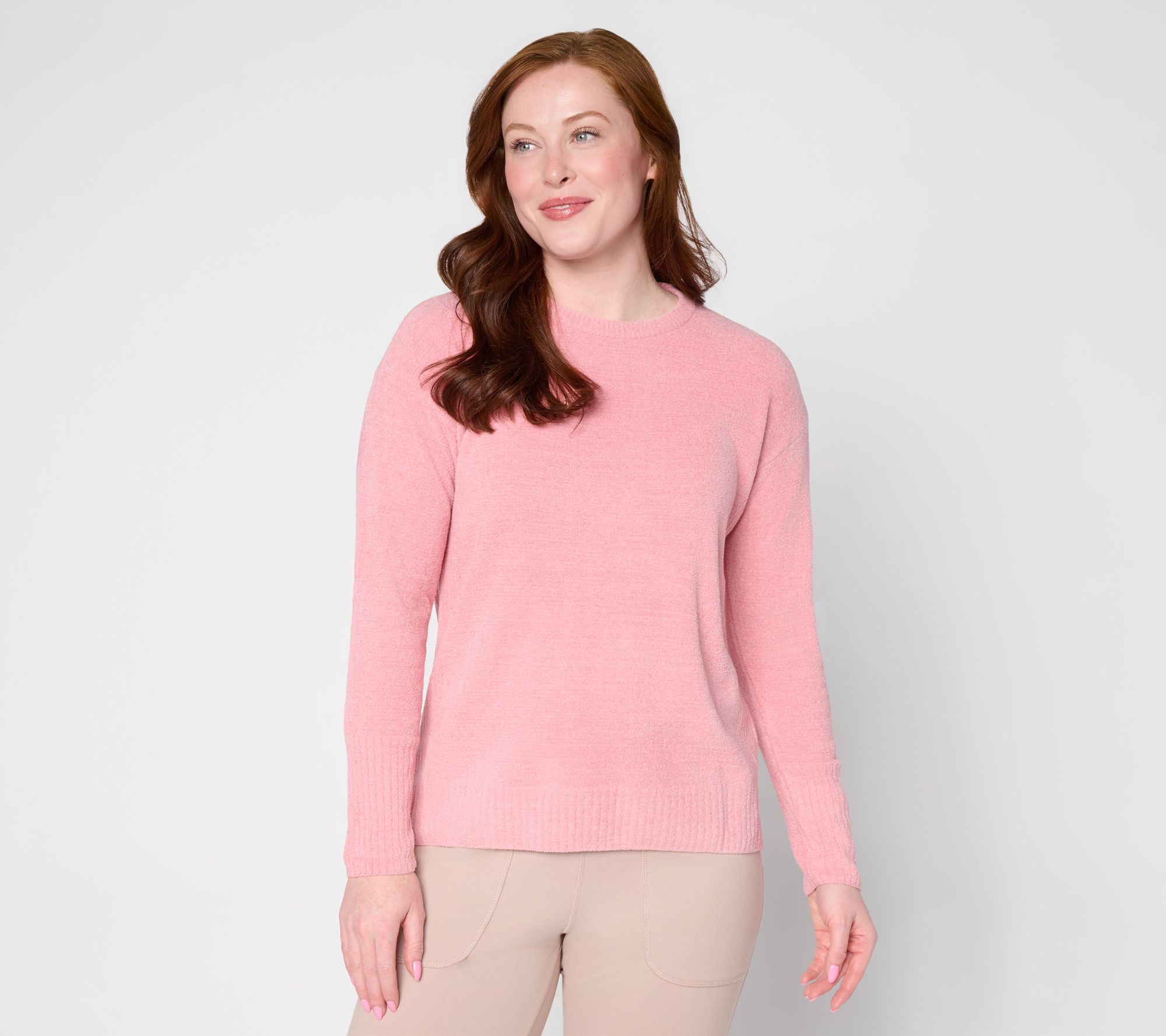 Barefoot Dreams CozyChic Ultra Lite Rib Pointelle Pullover