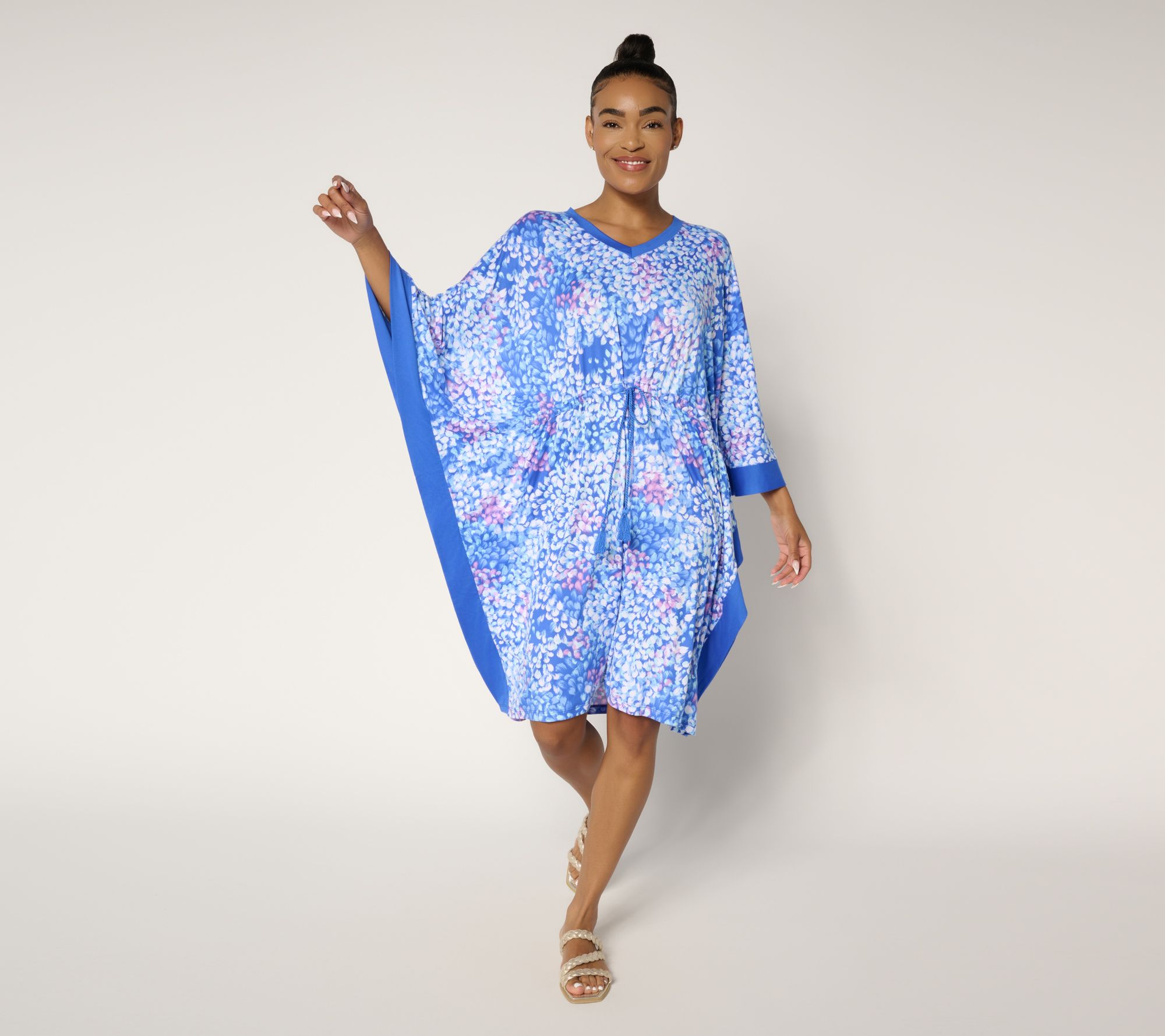 "As Is" Carole Hochman Feathersoft Midi Caftan