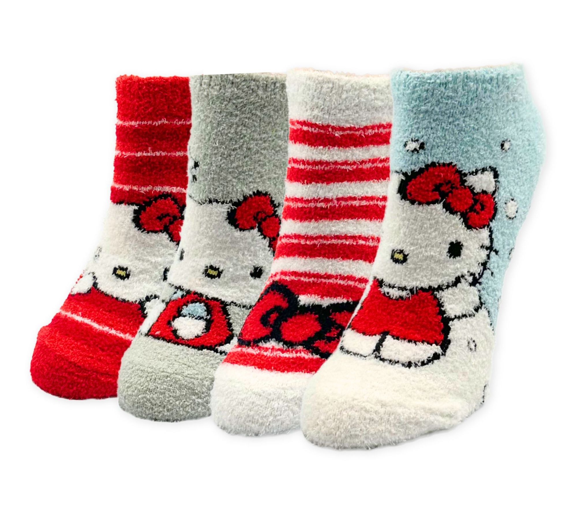 Ladies' Set of 4 Cozy Christmas Character GiftBoxed Socks