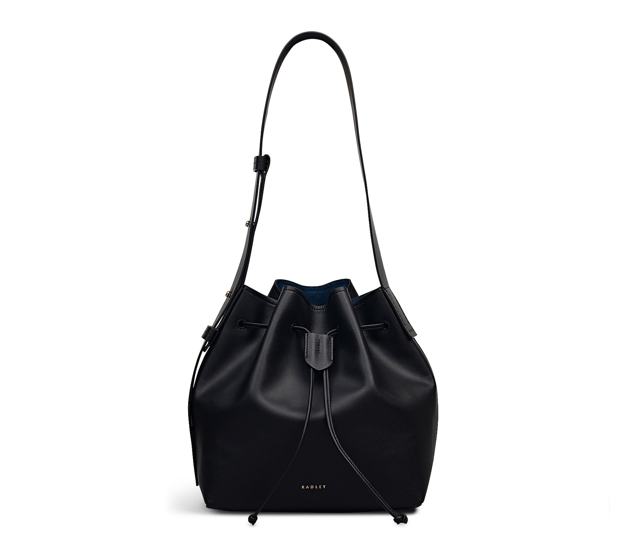 RADLEY York Mews Medium Drawstring Leather Shoulder Bag