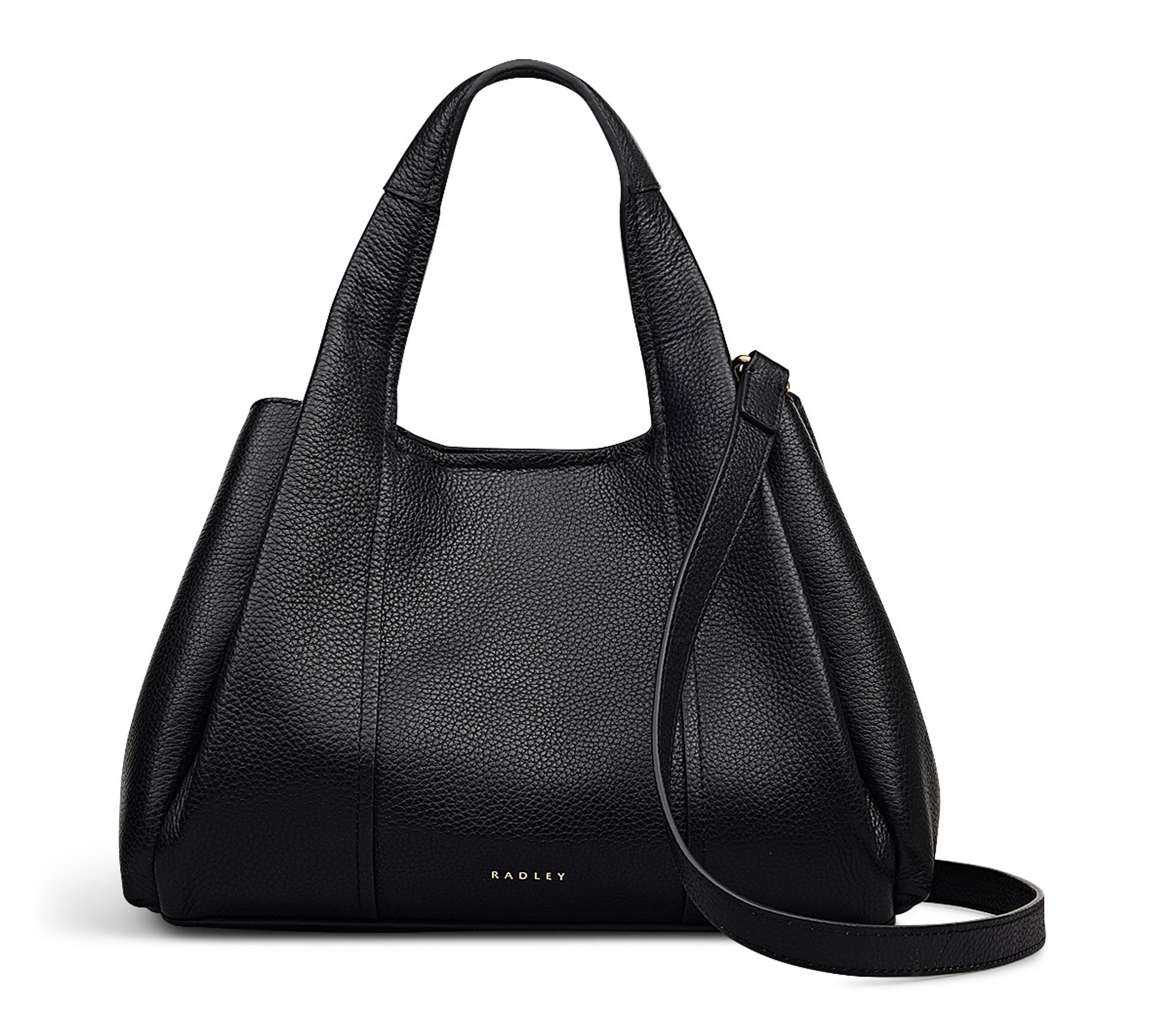 RADLEY Stanhope Square Small Zip Top Leather Grab Bag
