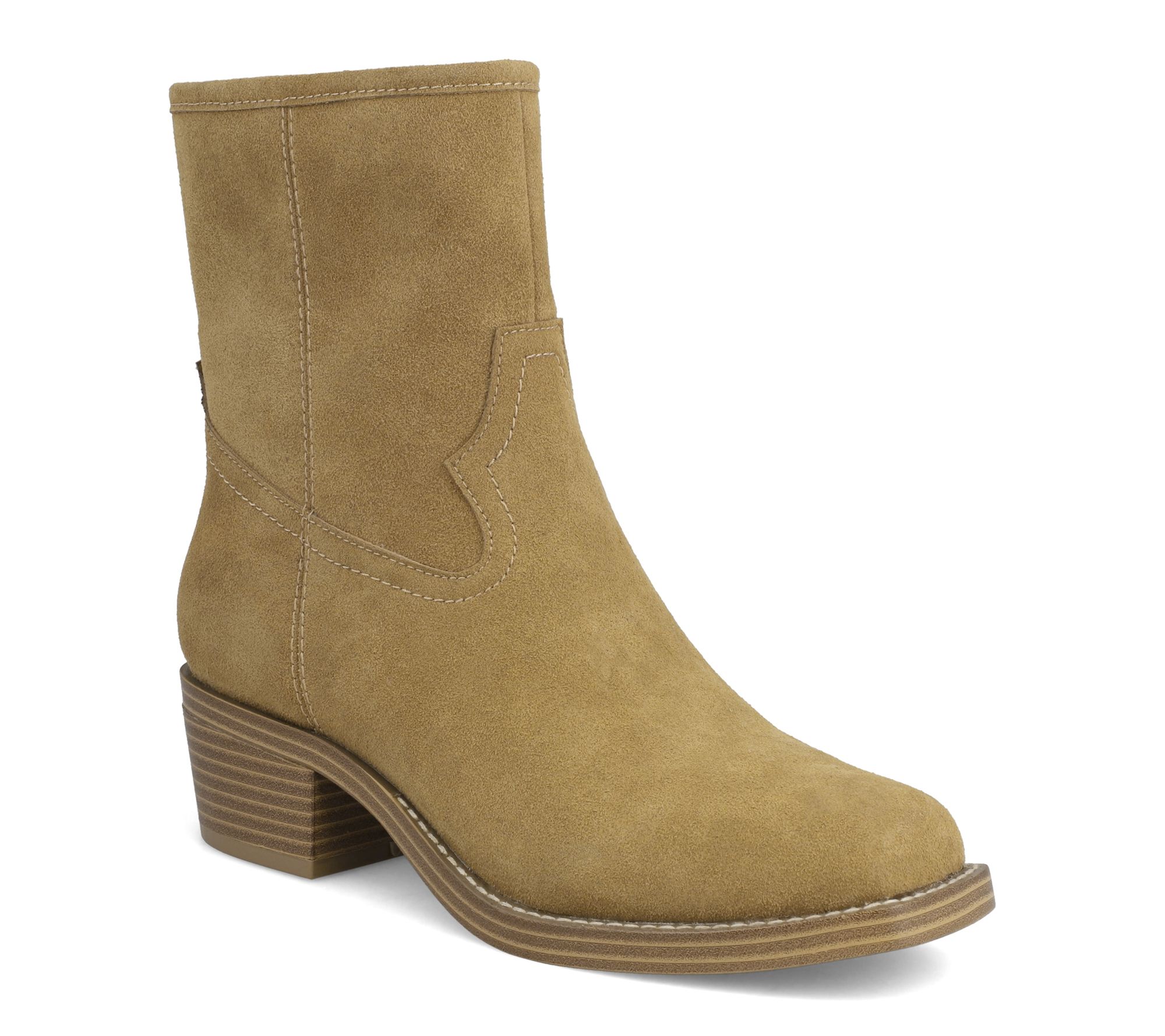 MIA Western Style Suede Boots - Dagny-S