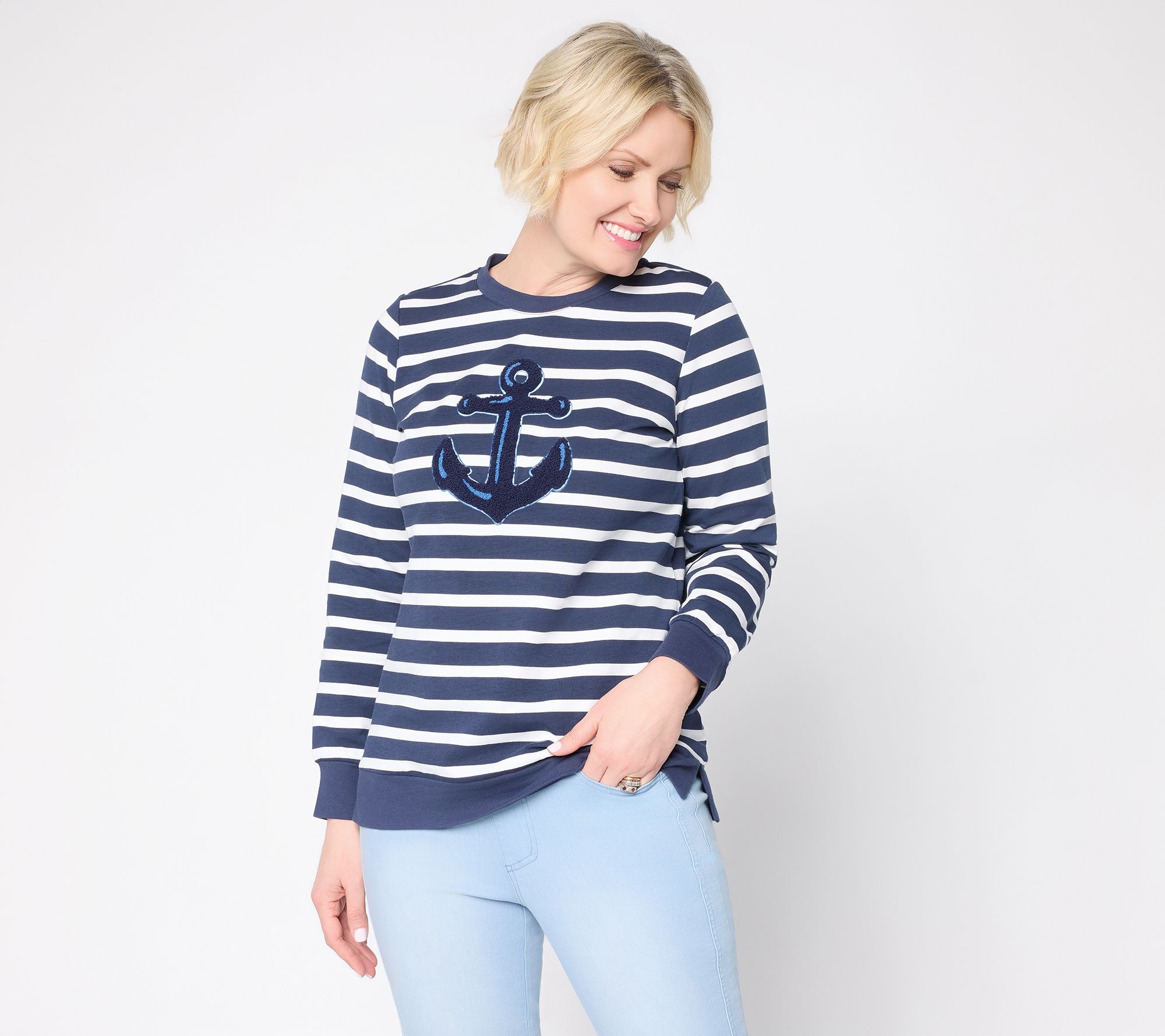 Belle Beach by Kim Gravel Harbor Club Seaside Stripe Top