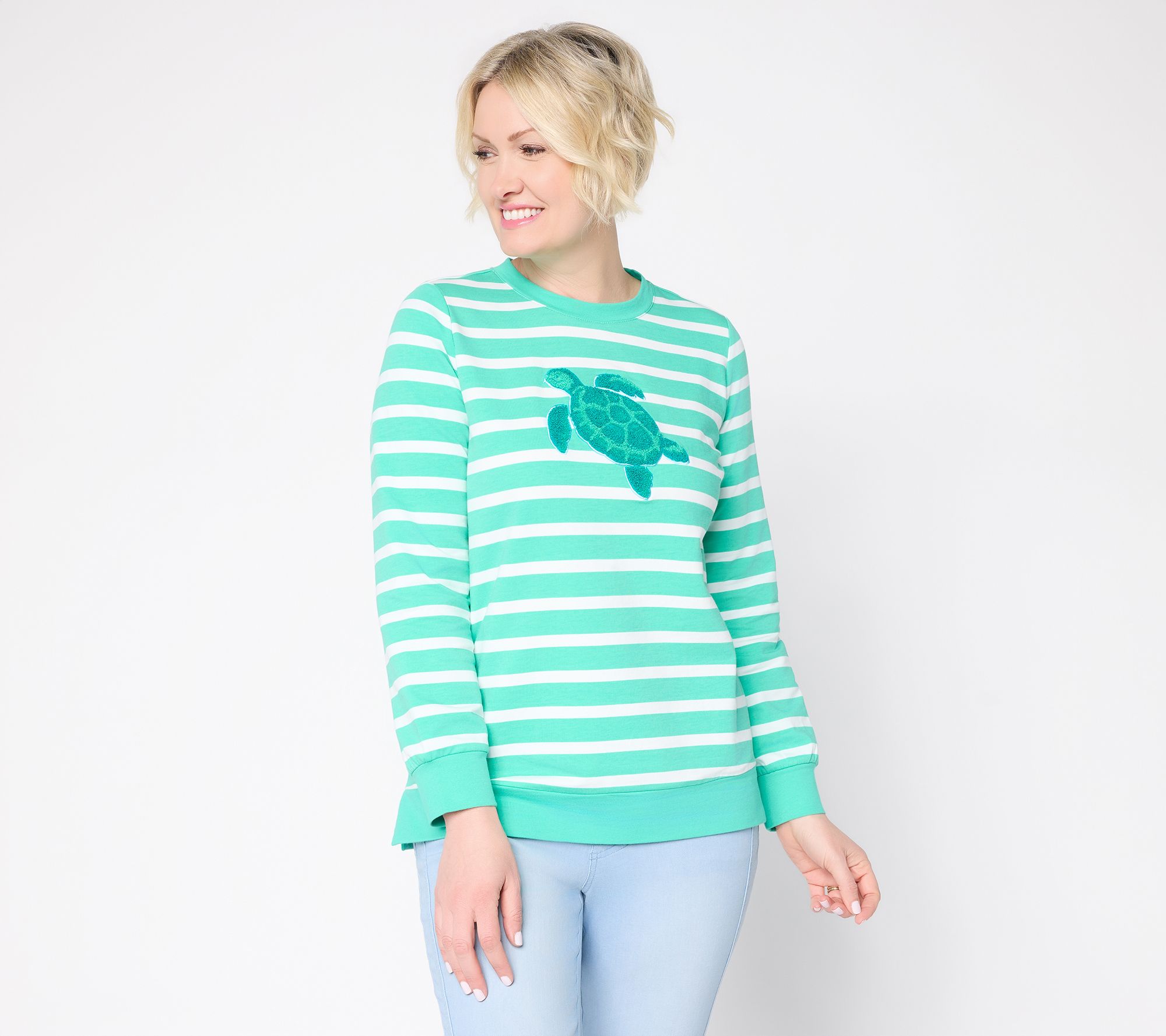 Belle Beach by Kim Gravel Harbor Club Seaside Stripe Top