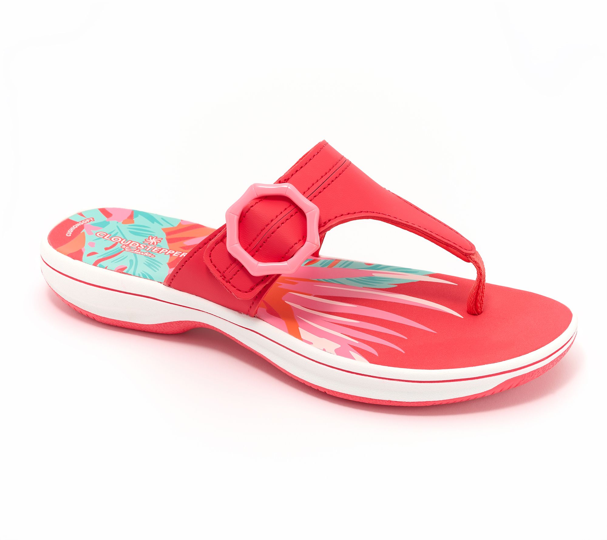 Clarks Cloudsteppers Thong Sandals -Breeze Cove