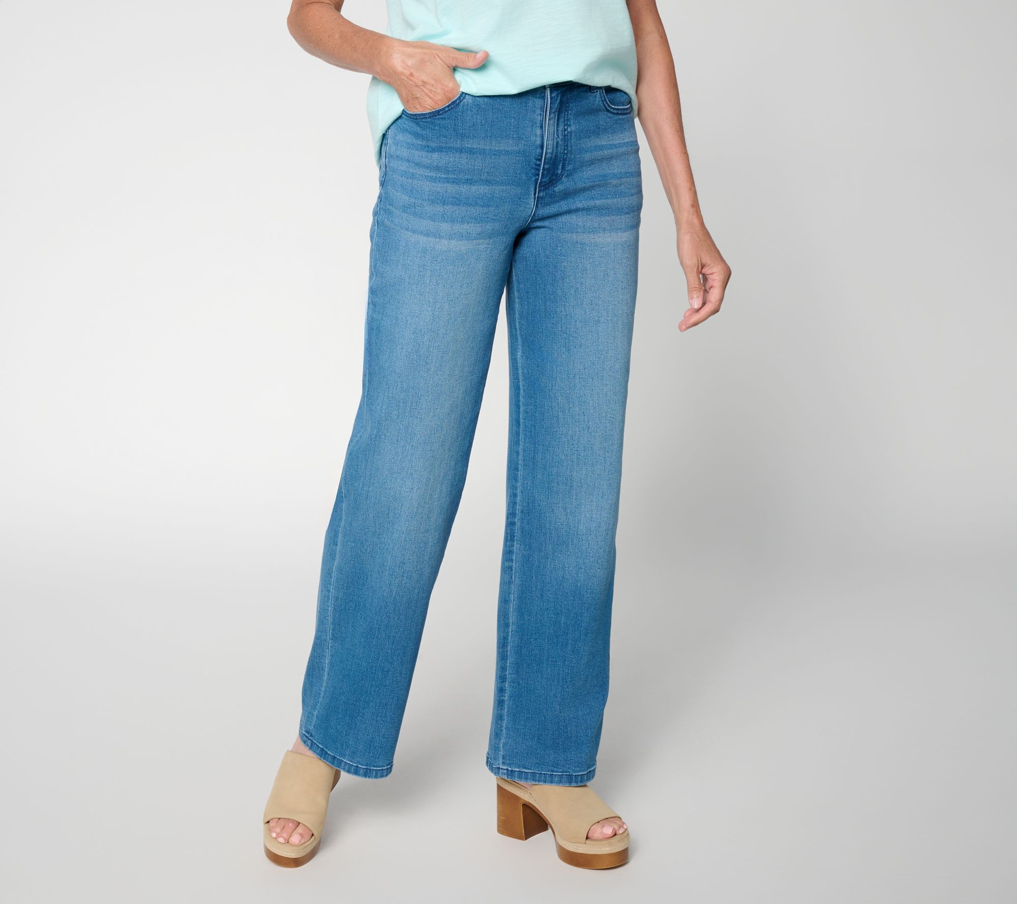Studio Park x Mary DeAngelis Petite Ankle Full Length Jeans