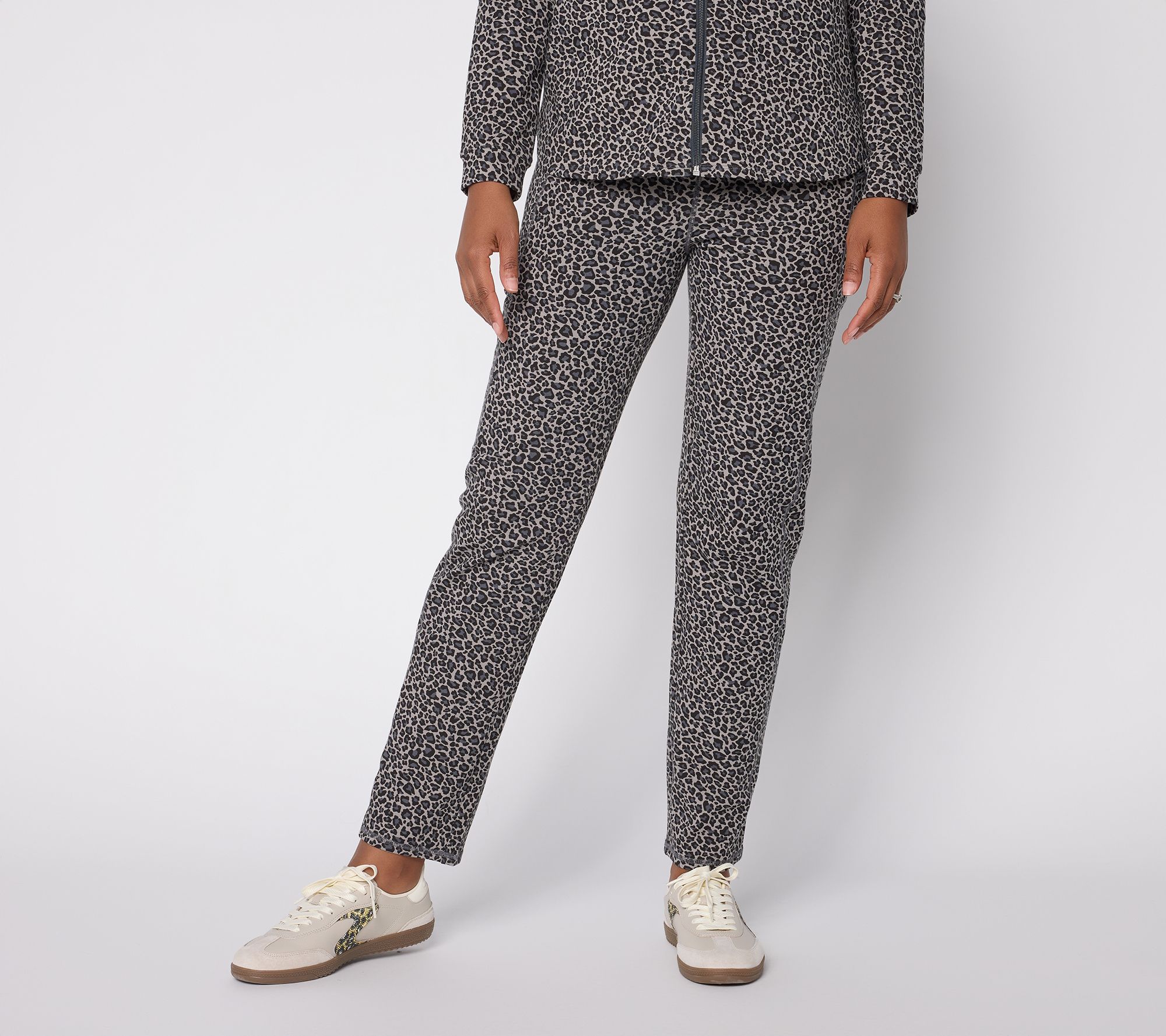 Denim & Co. Active Regular Duo Stretch Straight Leg Pants