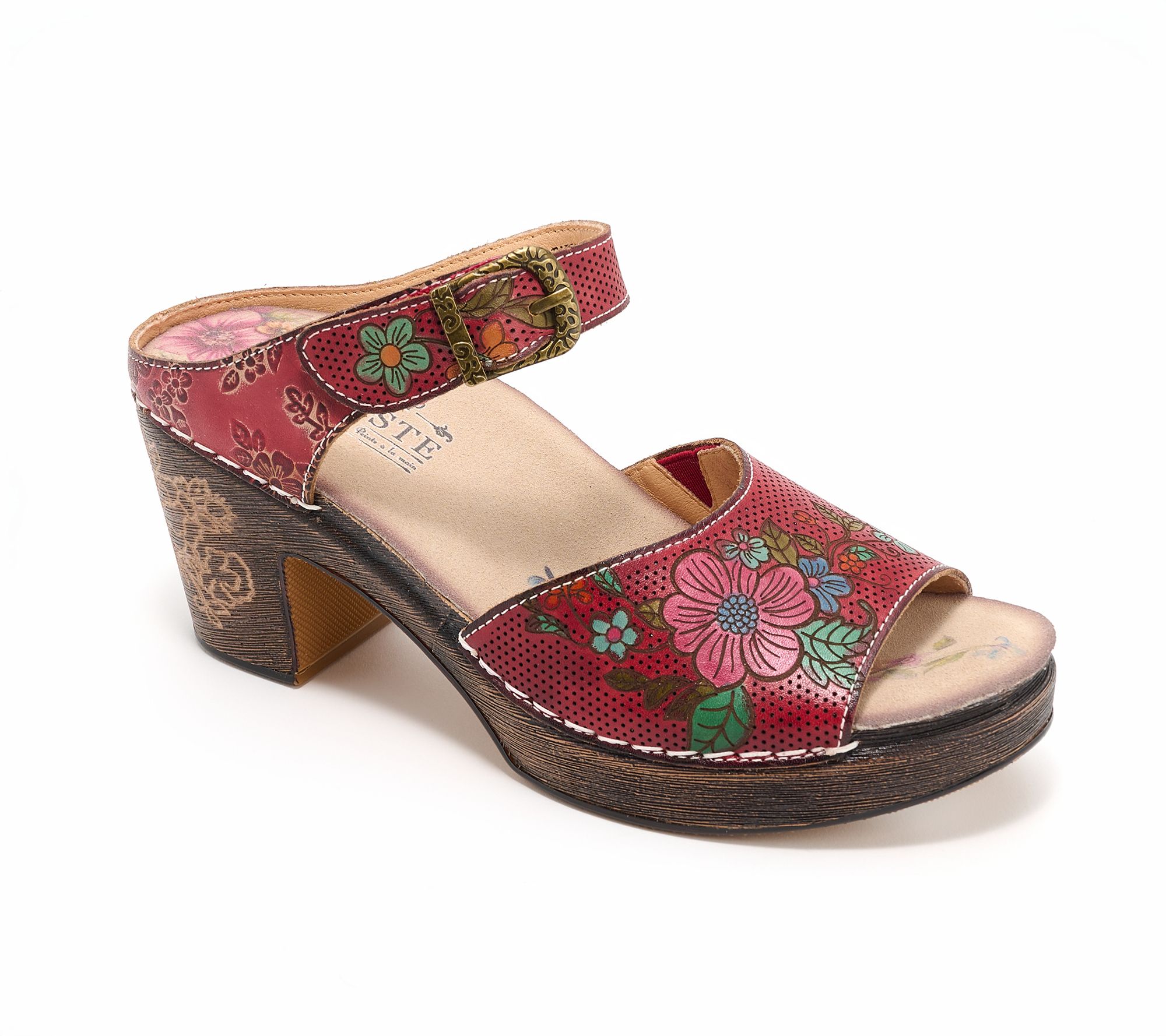 L'Artiste Leather Heeled Sandals - Japhette