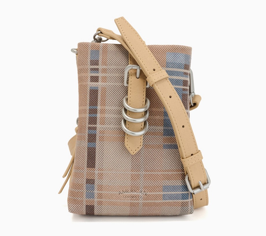 American Leather Co. RFID Triple Entry Crossbody