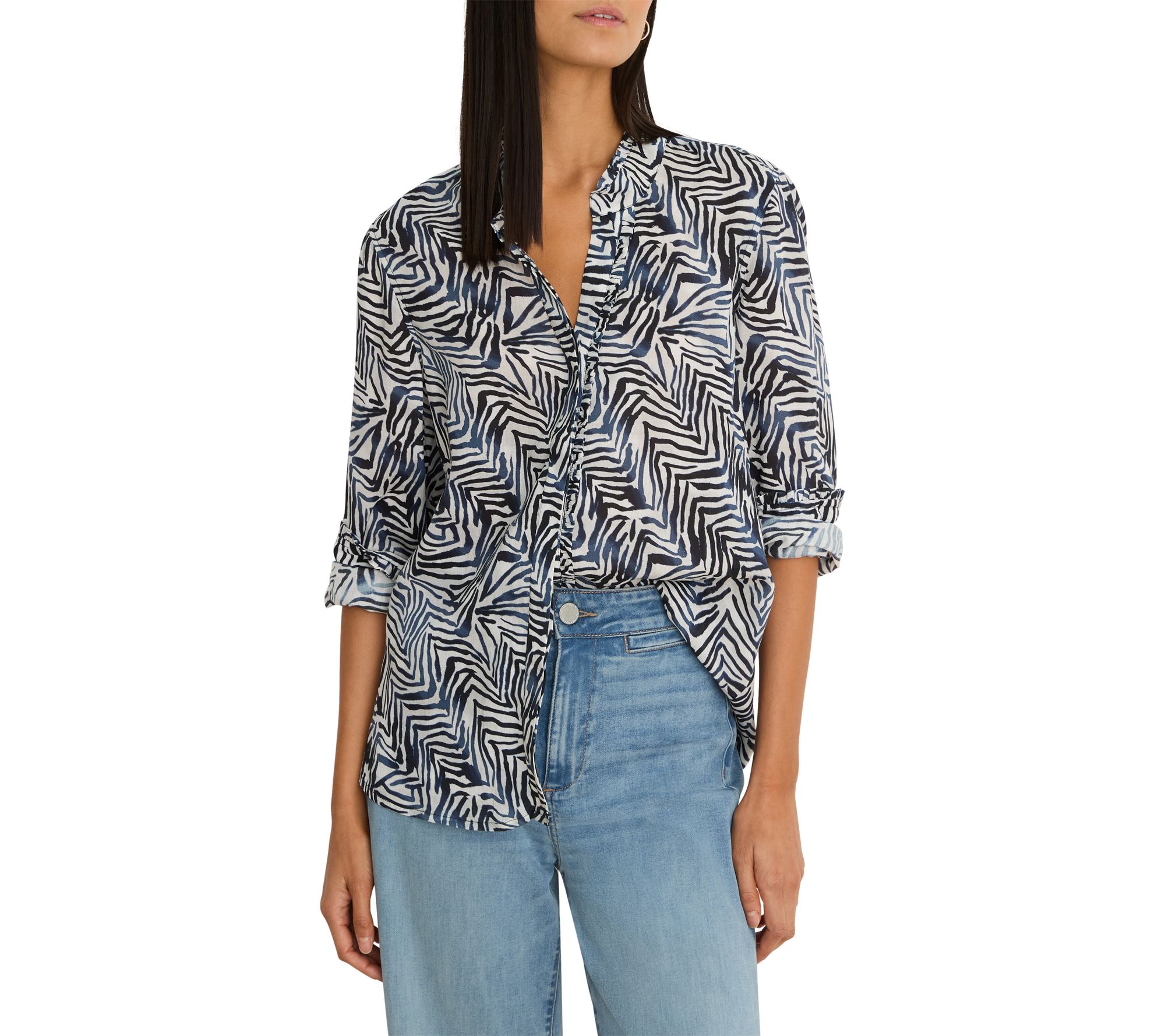 NIC+ZOE Inked Lines Shirt