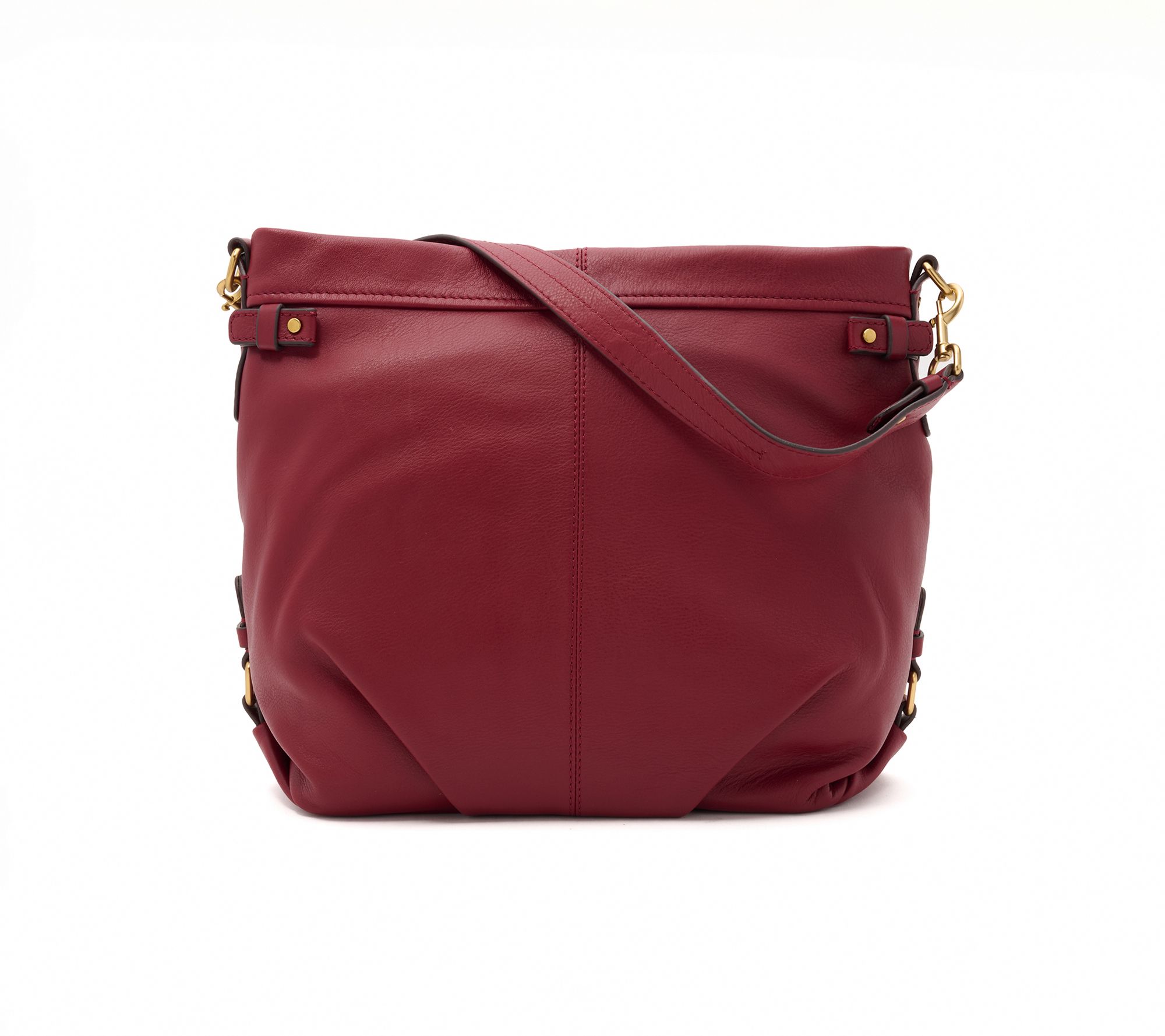 American Leather Co. Quincy Leather Zip Top Hobo