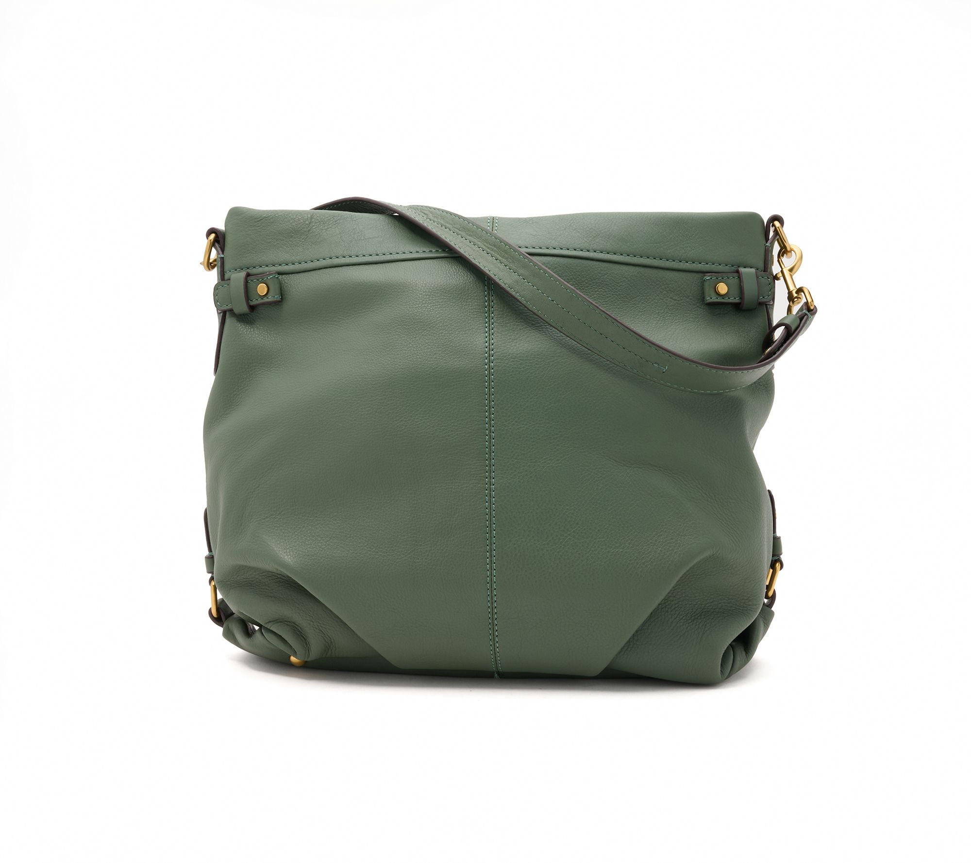 American Leather Co. Quincy Leather Zip Top Hobo