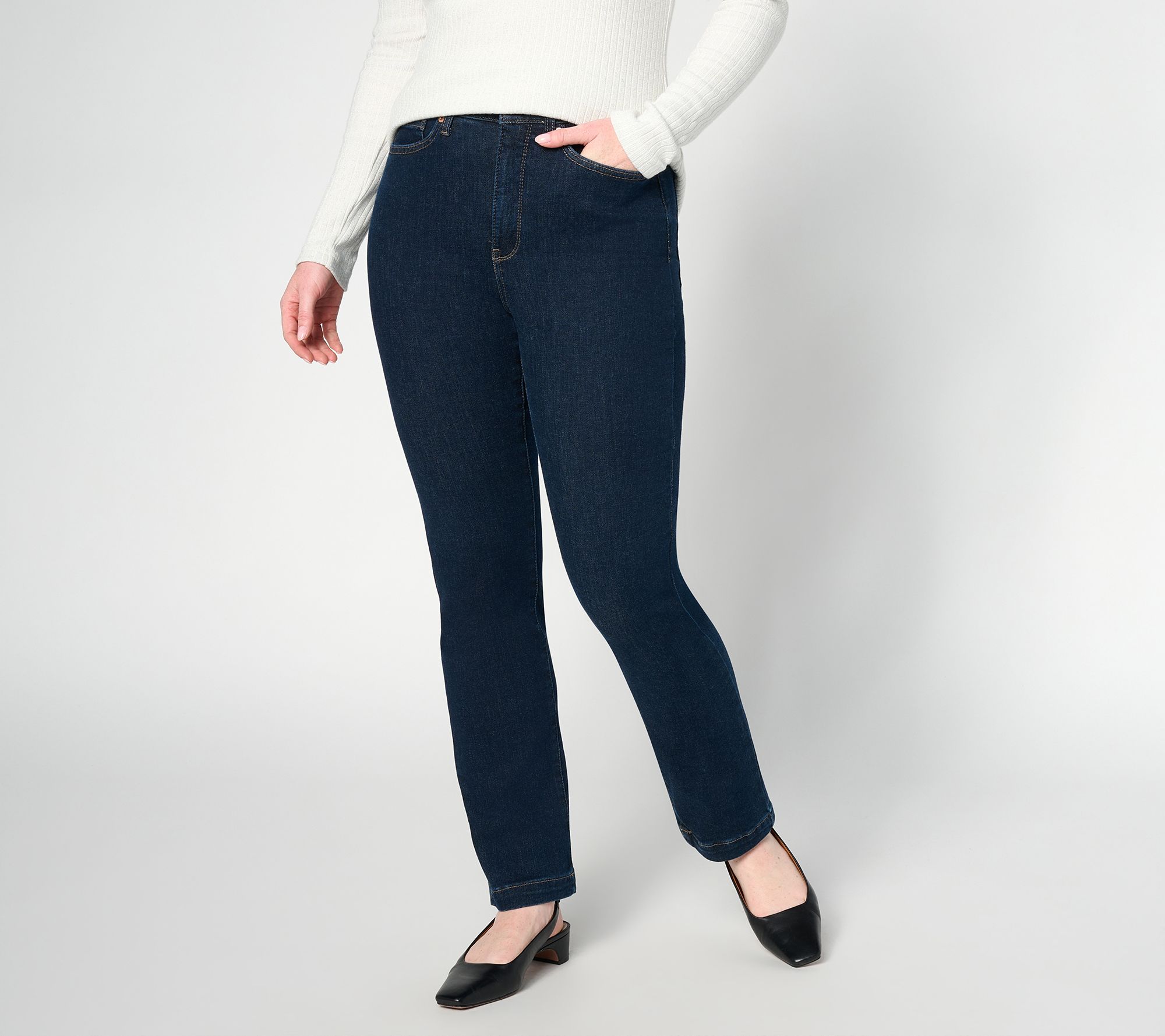 NYDJ Petite Sure Stretch High Rise Sheri Slim Jean