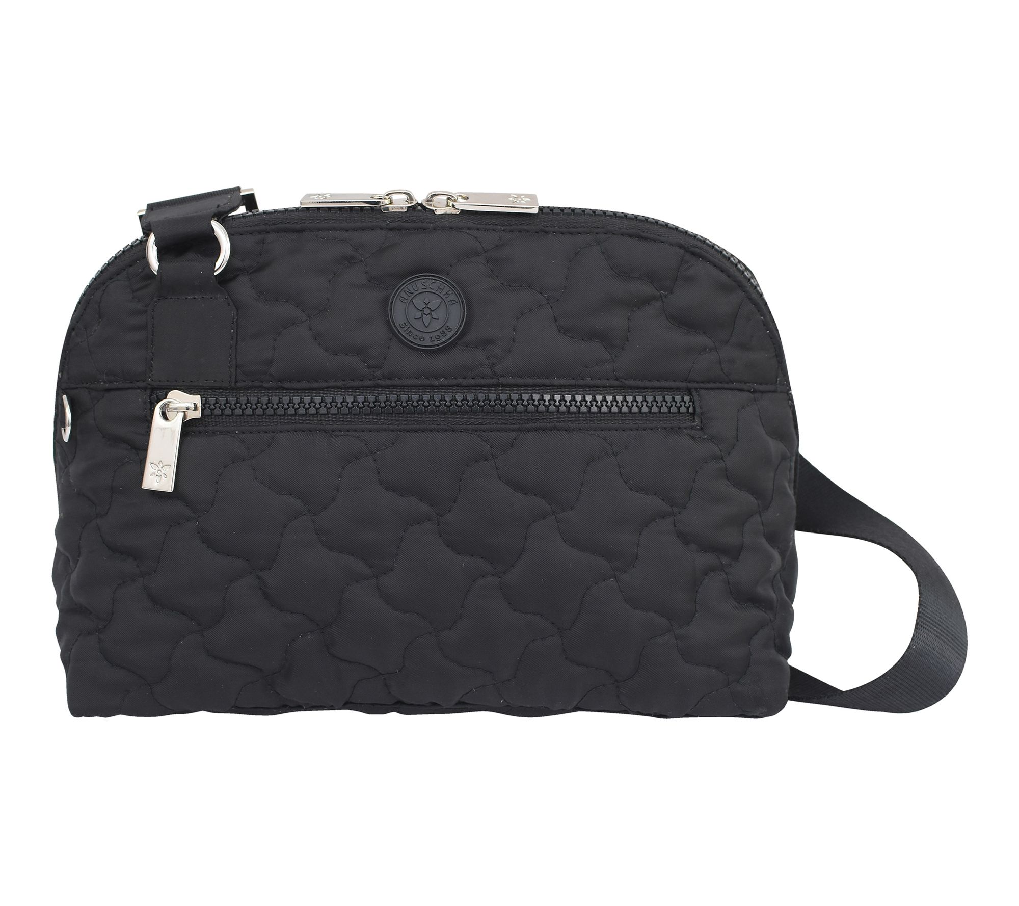 Anuschka Wanderlust Quilted Fabric Dome Crossbody